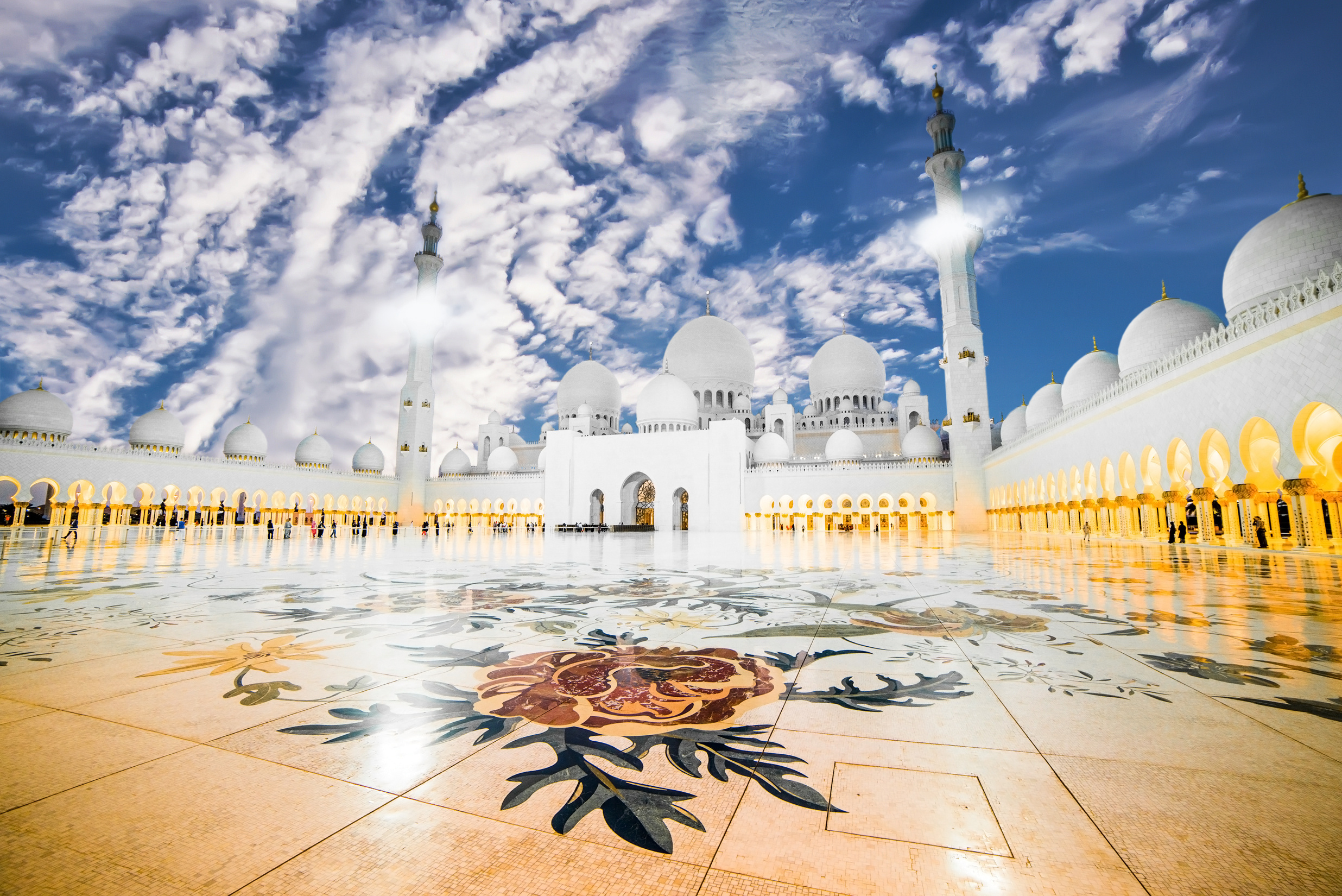 398240 Hintergrundbild herunterladen religiös, scheich zayid moschee, moscheen - Bildschirmschoner und Bilder kostenlos