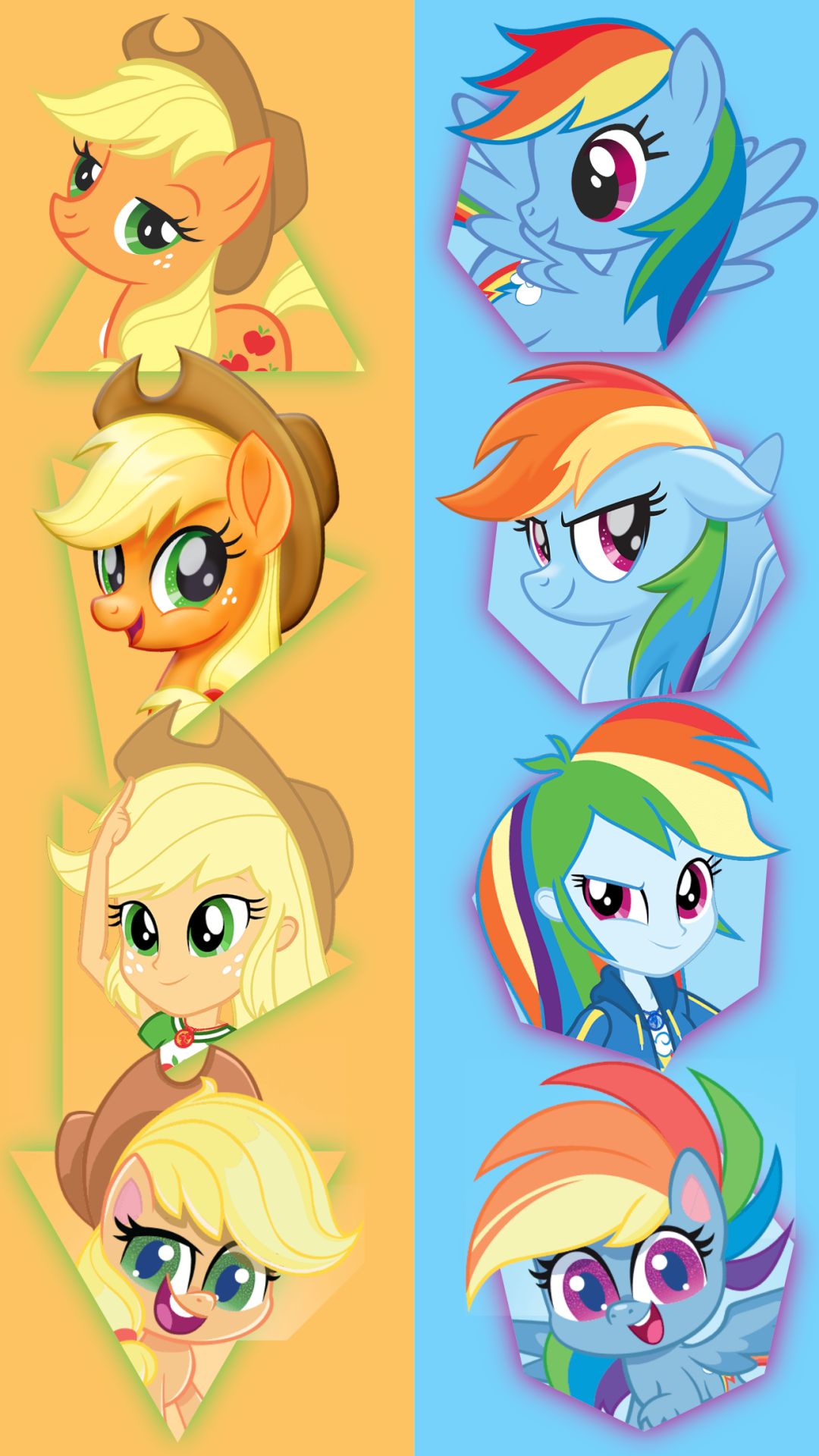 Melhores papéis de parede de My Little Pony: Equestria Girls para tela do telefone
