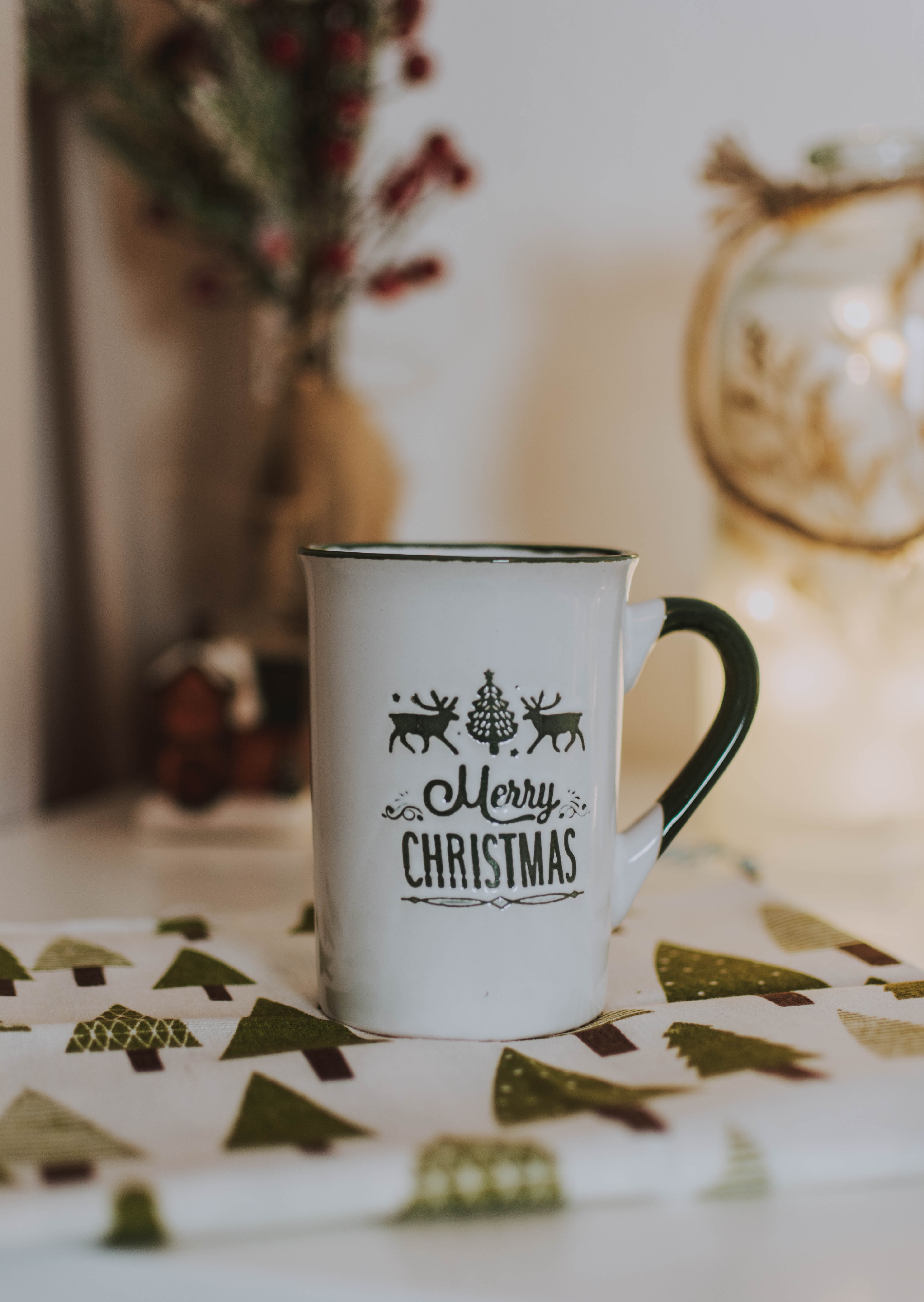 holidays, cup, christmas, holiday, inscription, mug, festive