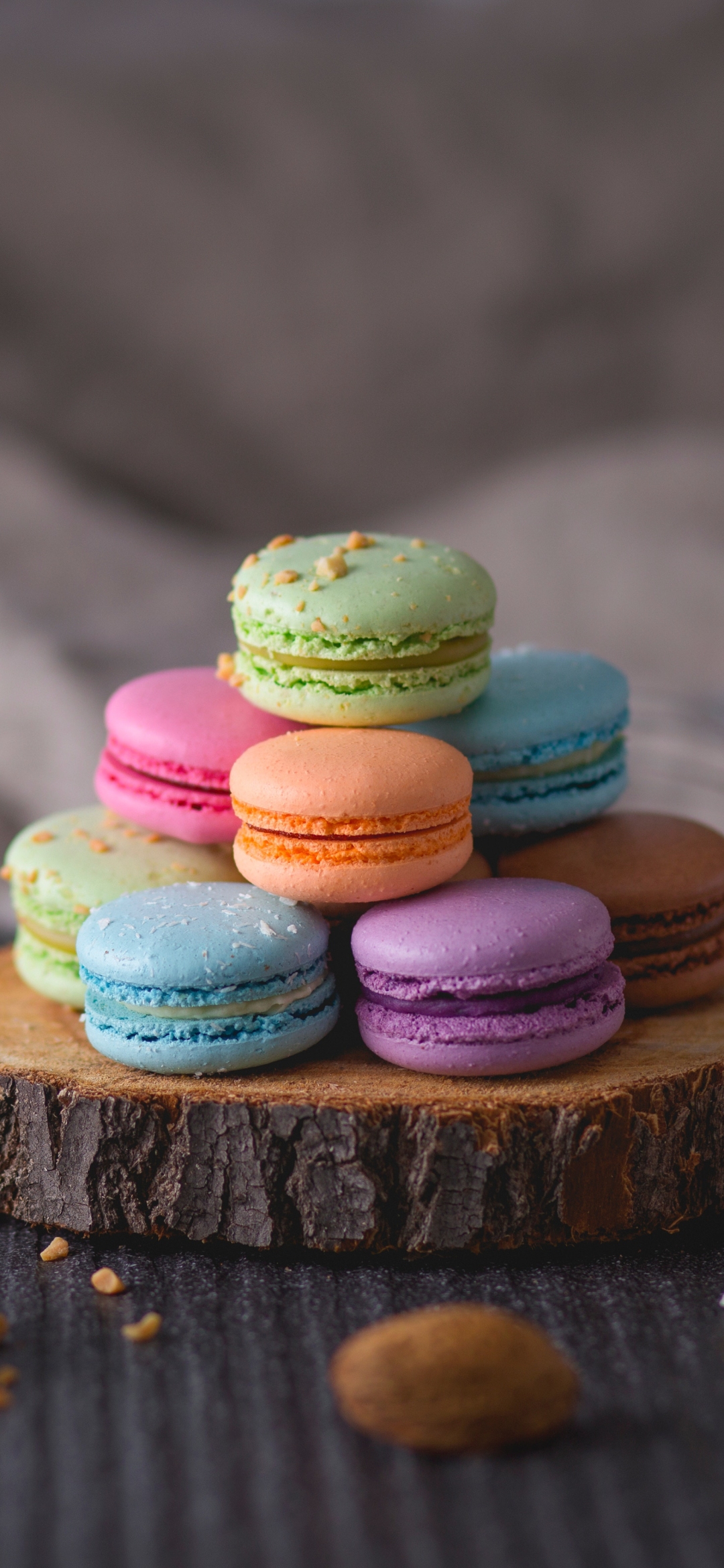 Download mobile wallpaper Food, Sweets, Macaron for free.