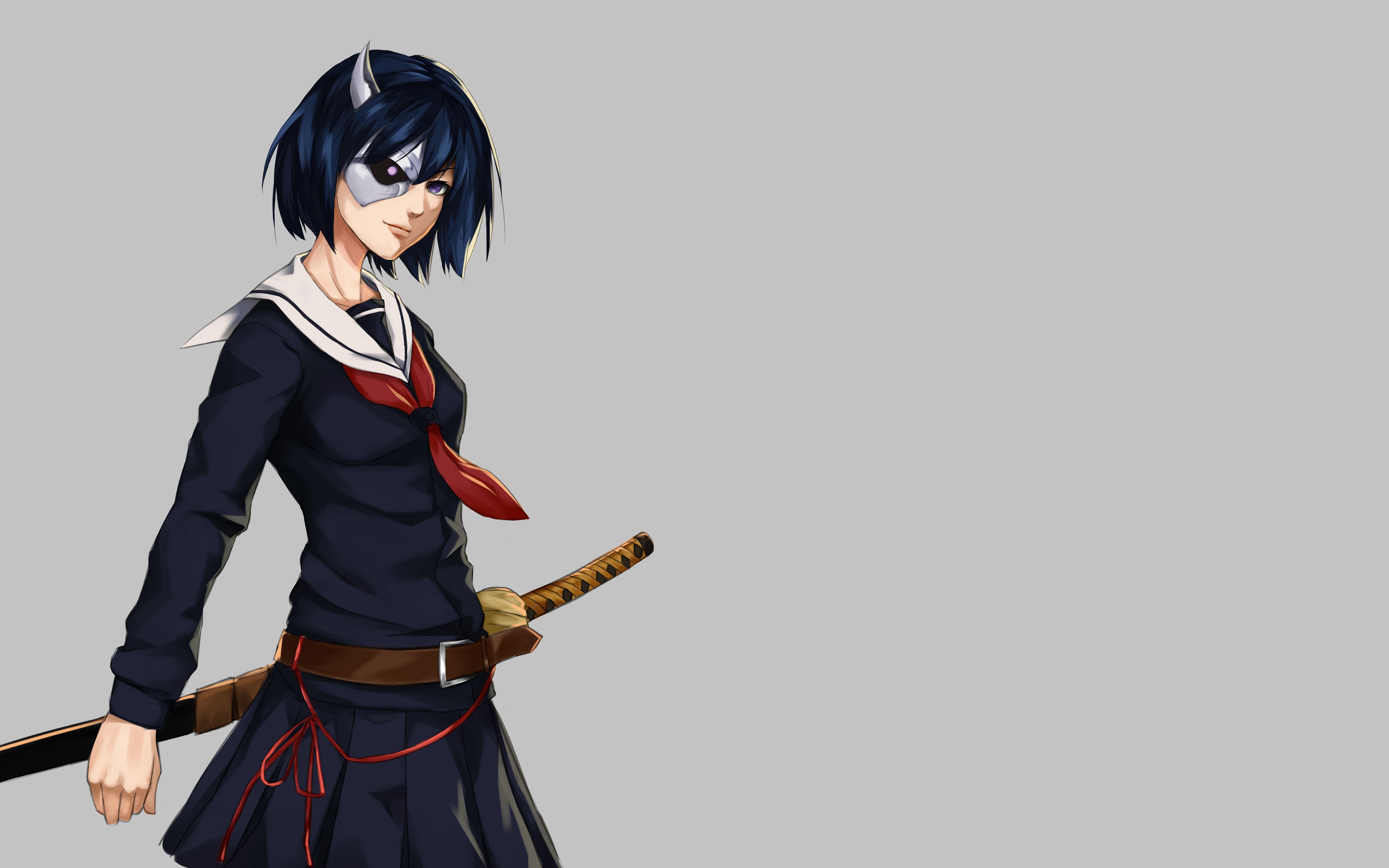Free download wallpaper Anime, Armed Girl's Machiavellism, Rin Onigawara on your PC desktop