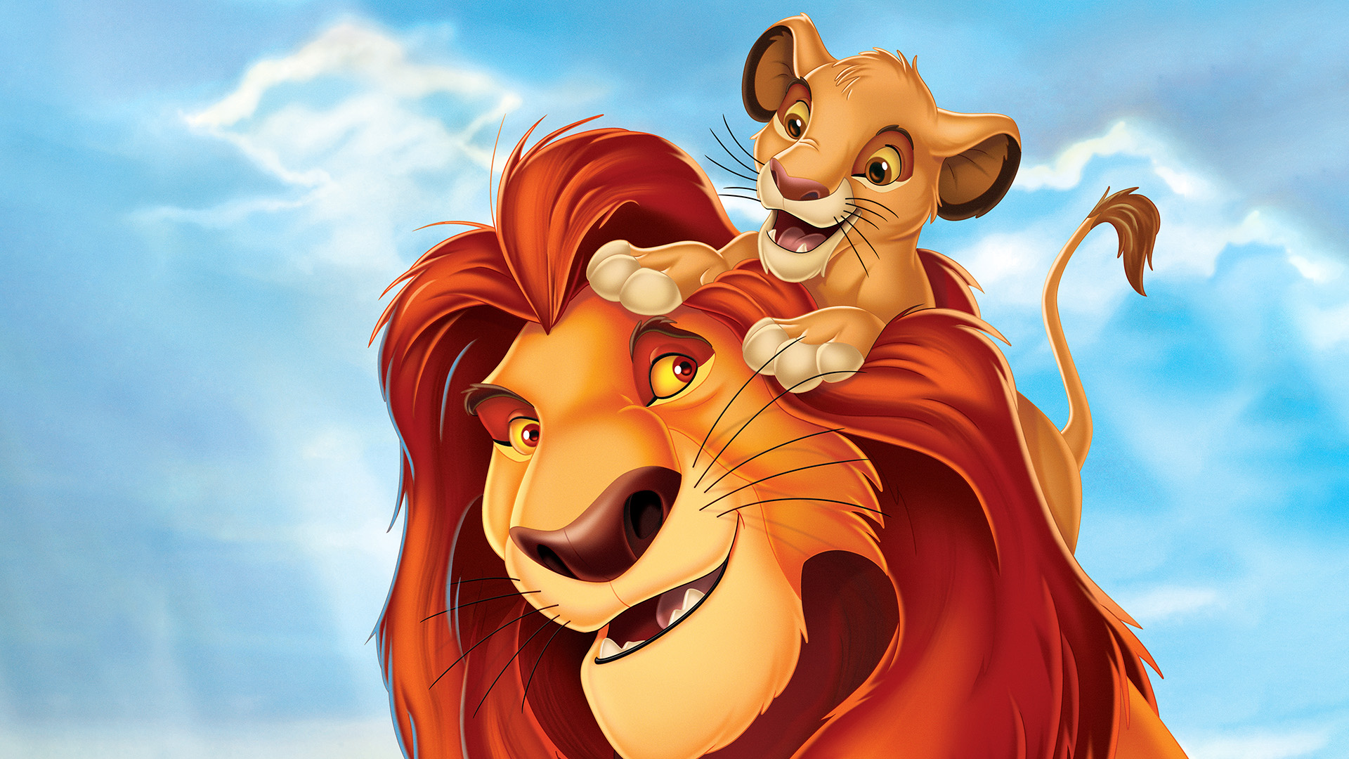 379244 скачать обои король лев (1994), симба, король лев, кино, муфаса (король лев) - заставки и картинки бесплатно
