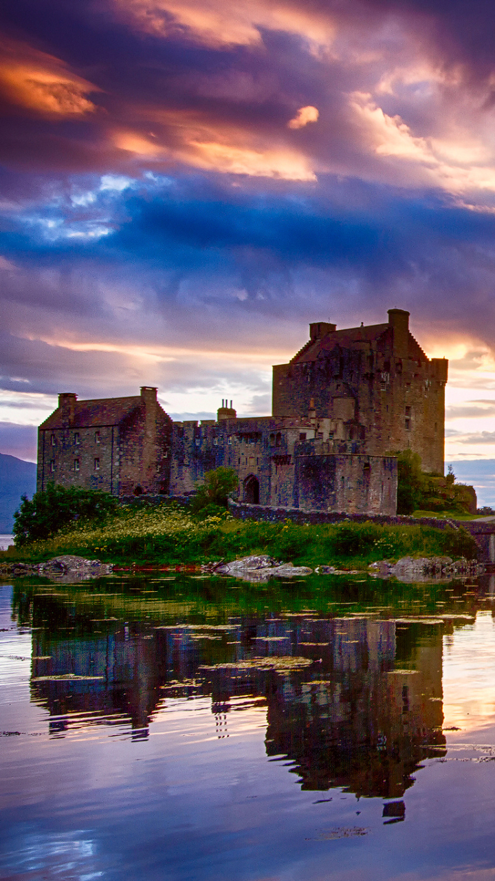 Download mobile wallpaper Castles, Scotland, Man Made, Eilean Donan Castle for free.