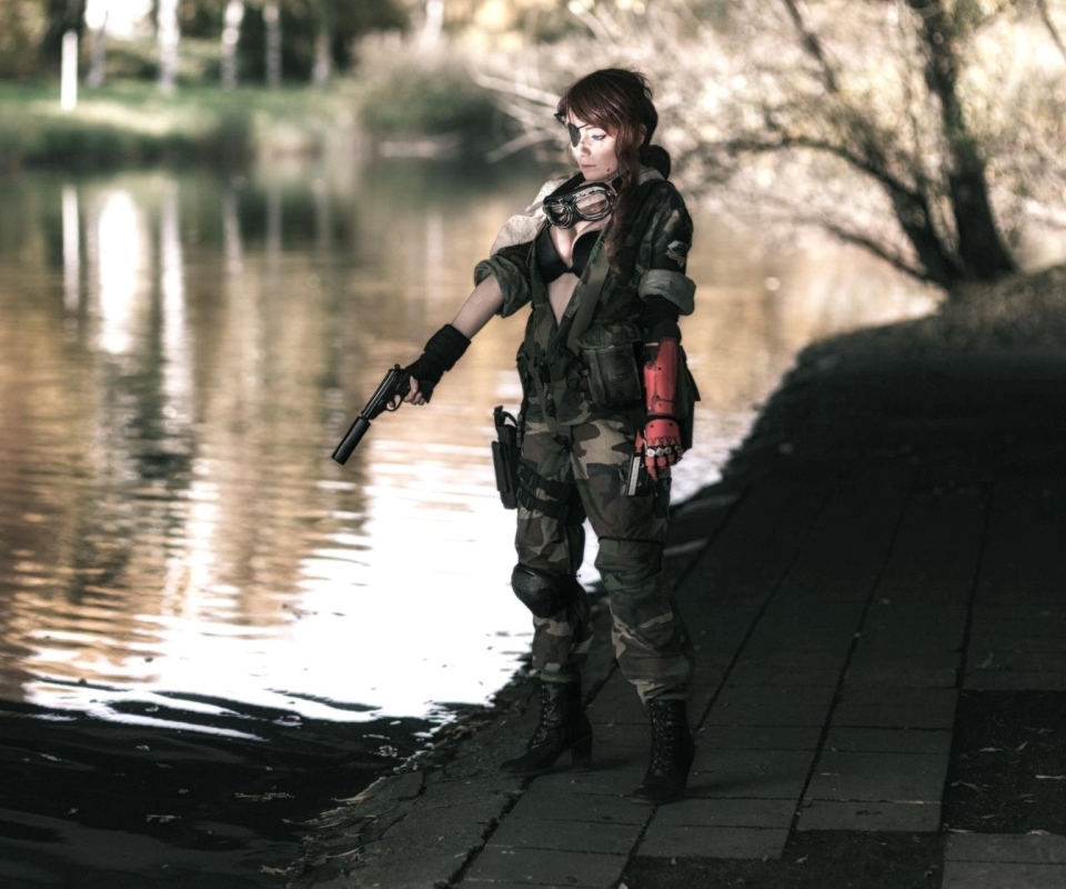 Laden Sie das Frauen, Cosplay, Metal Gear Solid V: Der Phantomschmerz-Bild kostenlos auf Ihren PC-Desktop herunter