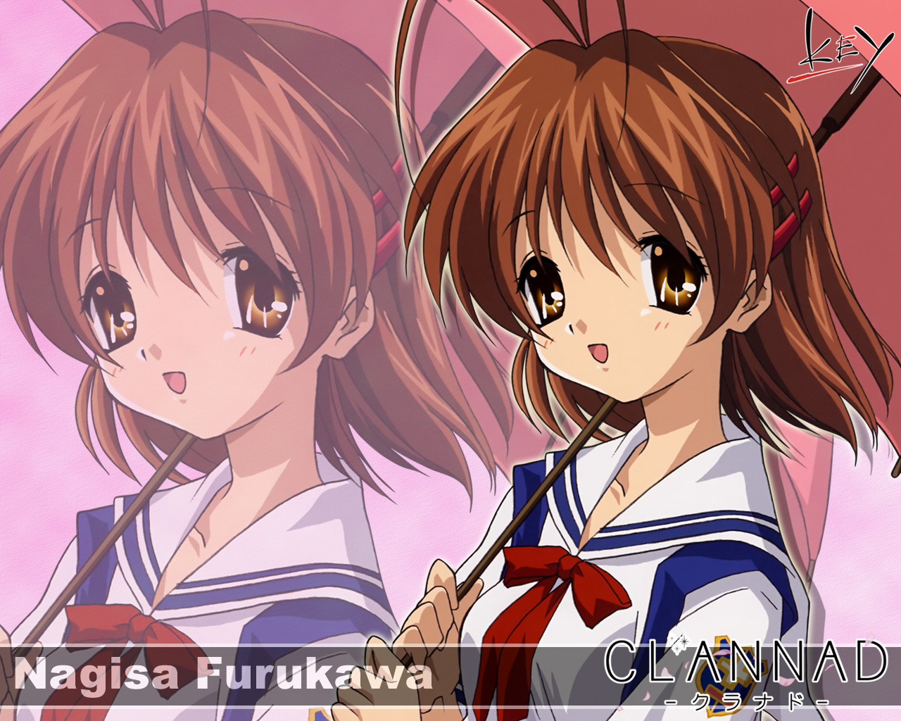 Handy-Wallpaper Animes, Clannad, Nagisa Furukawa kostenlos herunterladen.