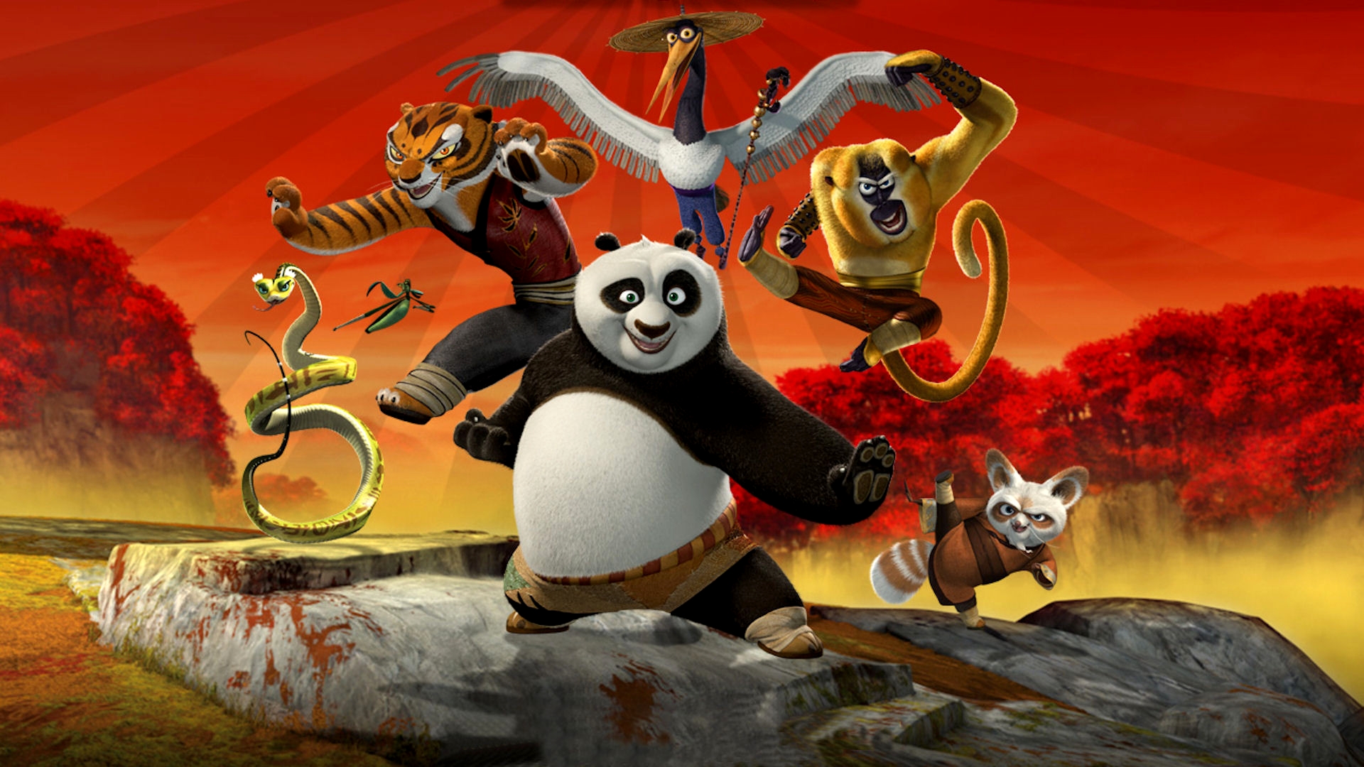 Handy-Wallpaper Filme, Kung Fu Panda, Das Geheimnis Der Furiosen Fünf kostenlos herunterladen.