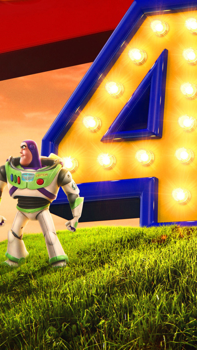 Téléchargez des papiers peints mobile Film, Buzz L'éclair, Toy Story 4 gratuitement.