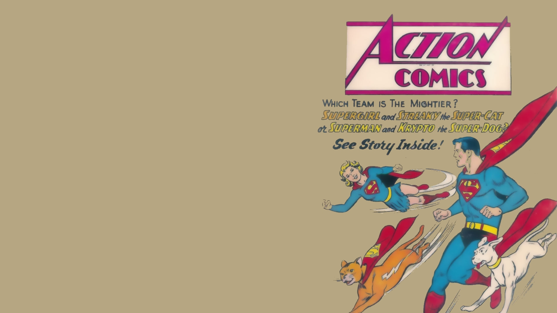 622062 скачать обои комиксы, экшн комиксы, супергёрл, супермен - заставки и картинки бесплатно