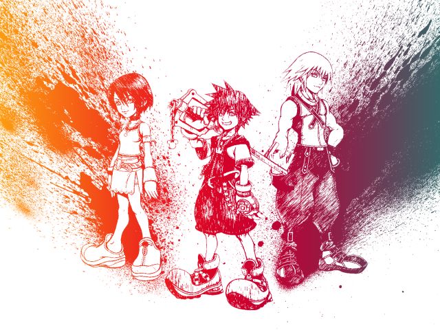 Download mobile wallpaper Video Game, Kingdom Hearts, Kairi (Kingdom Hearts), Sora (Kingdom Hearts), Riku (Kingdom Hearts) for free.