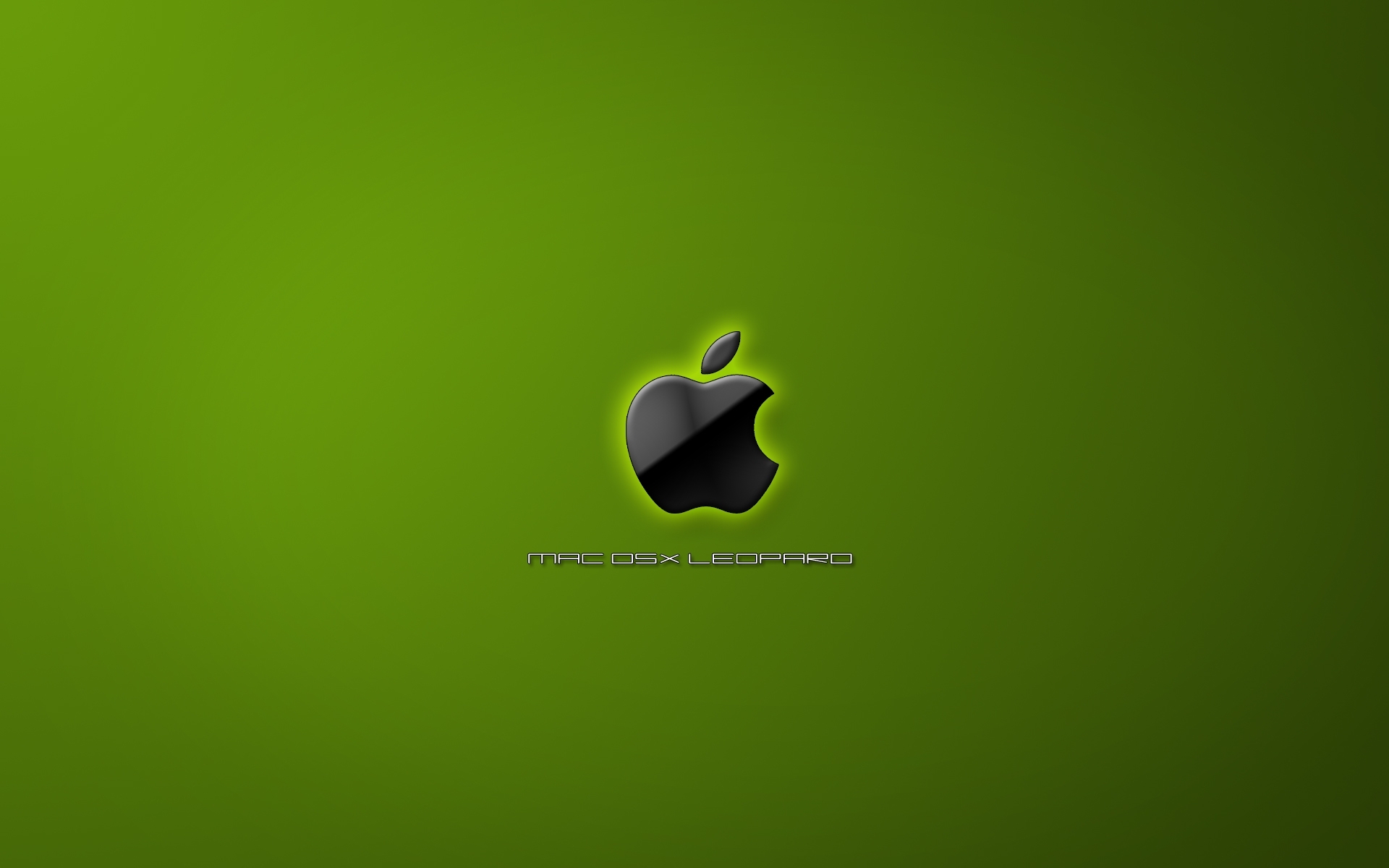 apple, brands, background, green Panoramic Wallpaper