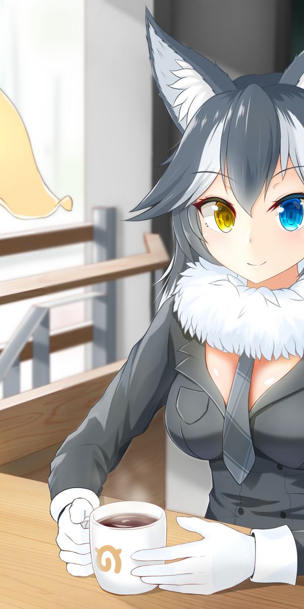 Кемоно. Патч Gray Wolf Kemono friends.