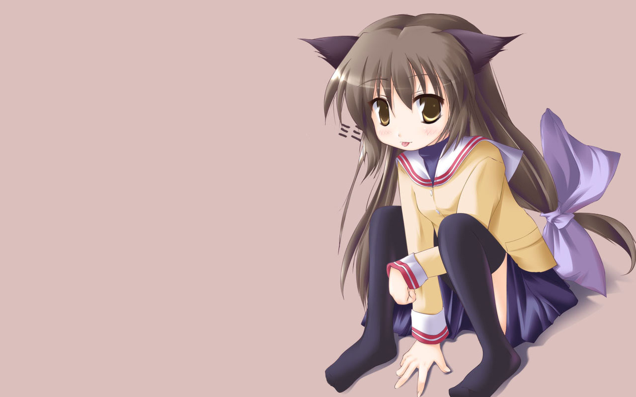 Handy-Wallpaper Animes, Clannad, Fuuko Ibuki kostenlos herunterladen.