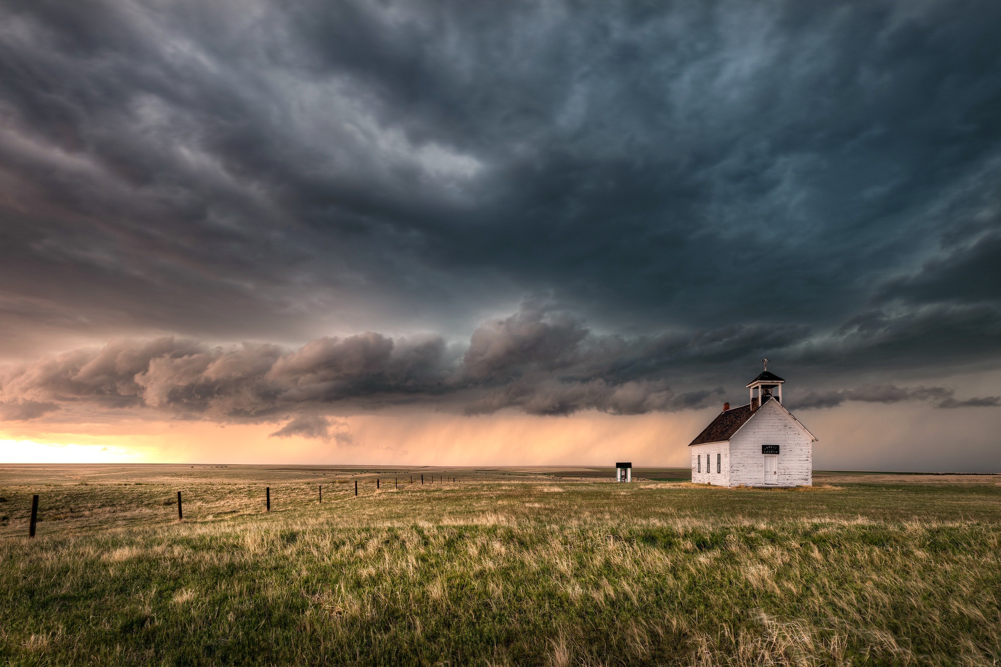 Free download wallpaper Field, Church, Churches, Religious on your PC desktop