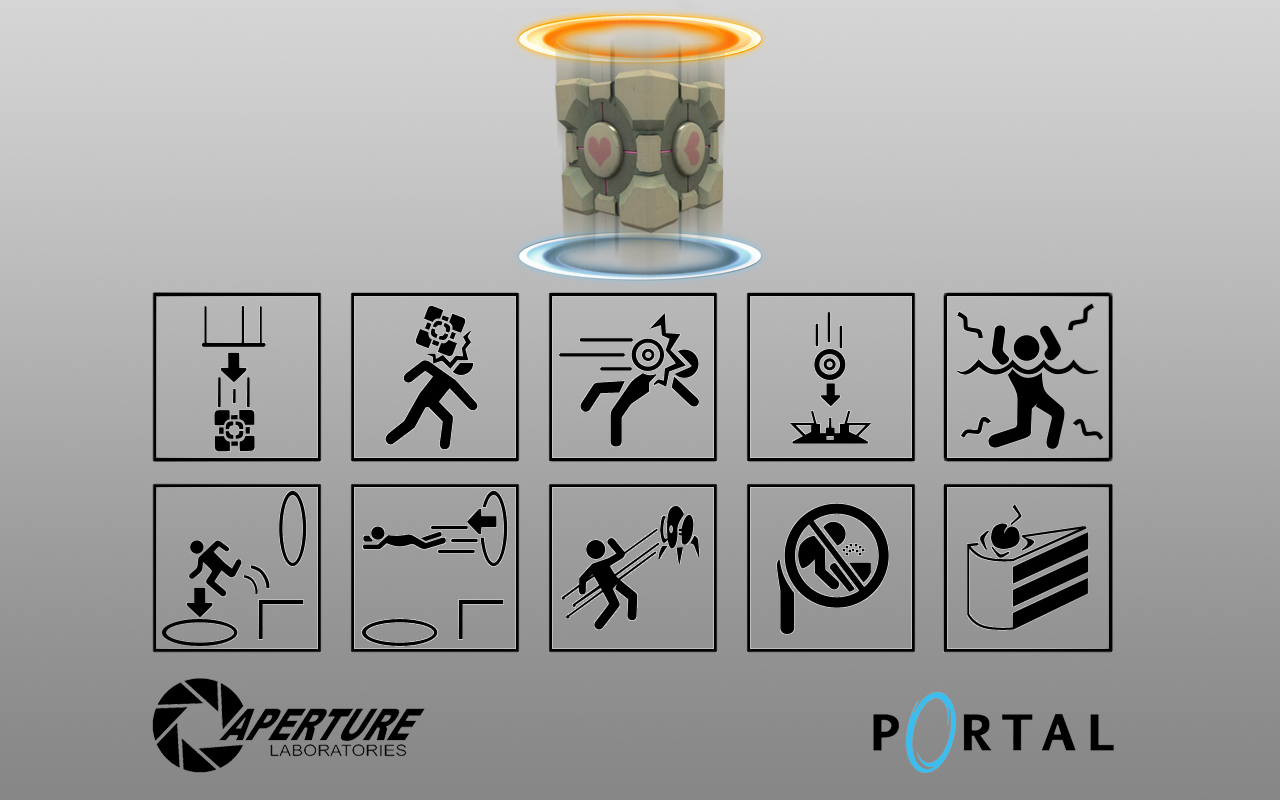 Baixe gratuitamente a imagem Portal, Videogame na área de trabalho do seu PC