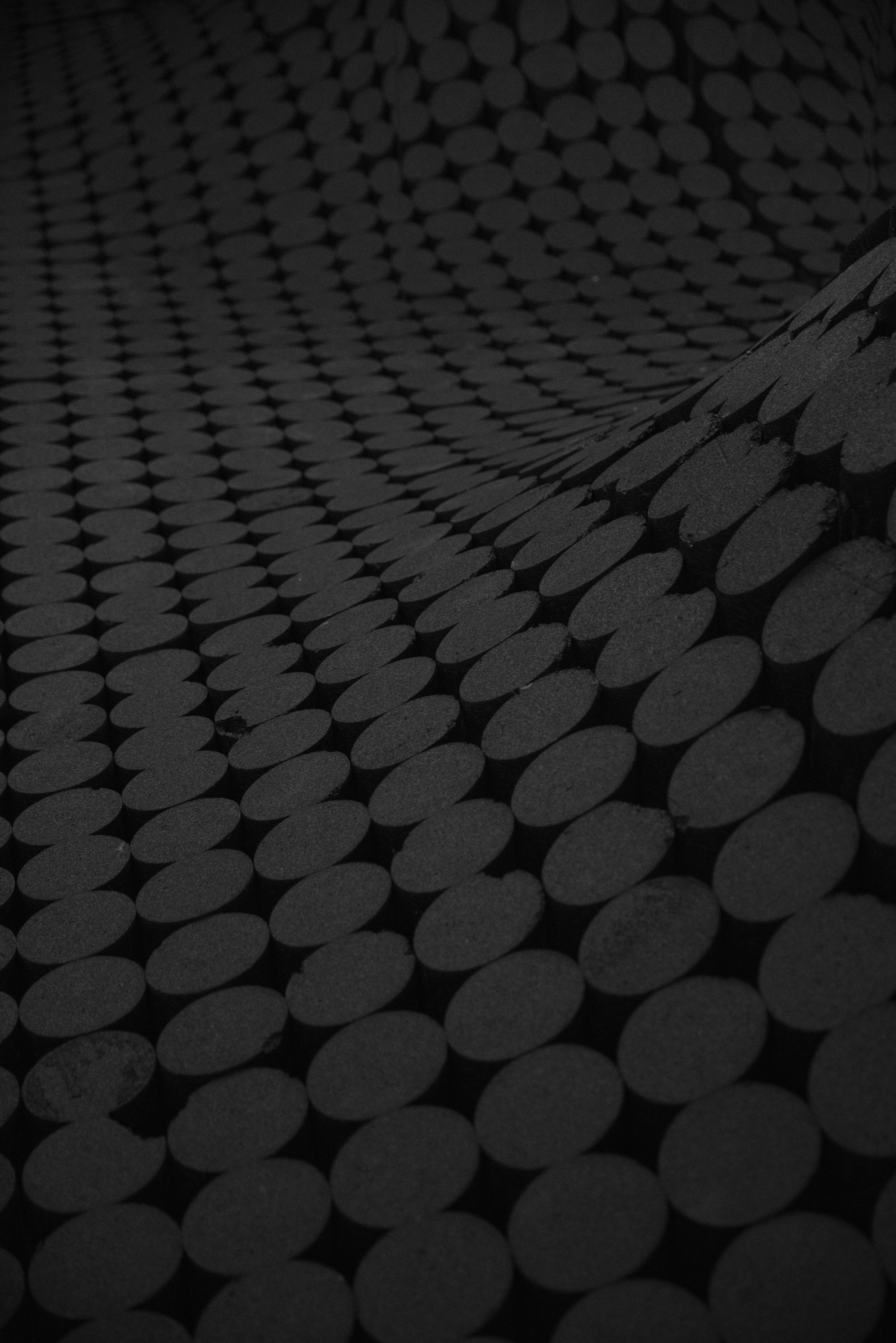 Cool Wallpapers wavy, black, circles, texture, textures, surface