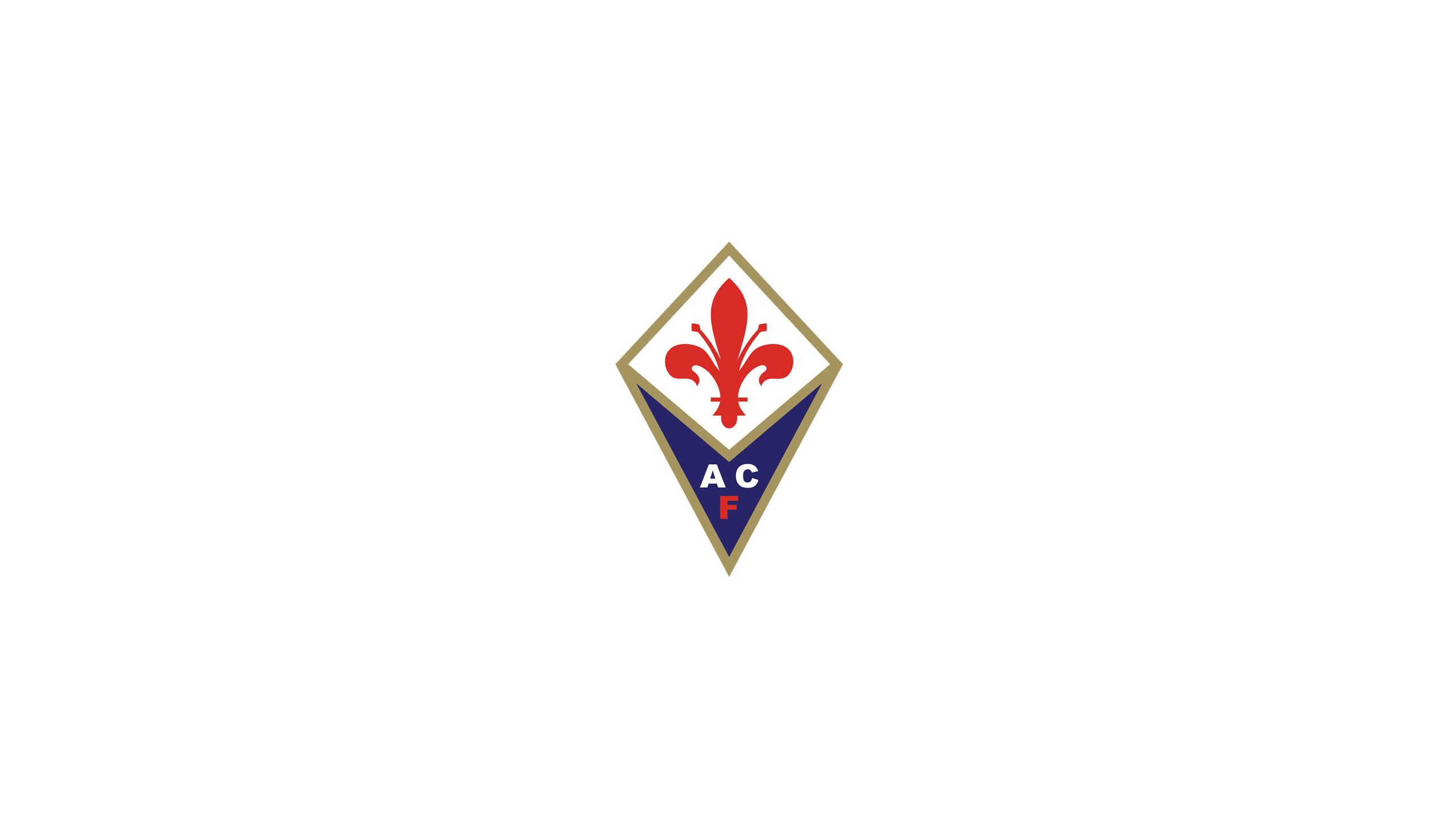 Horizontal Wallpaper sports, acf fiorentina, emblem, logo, soccer