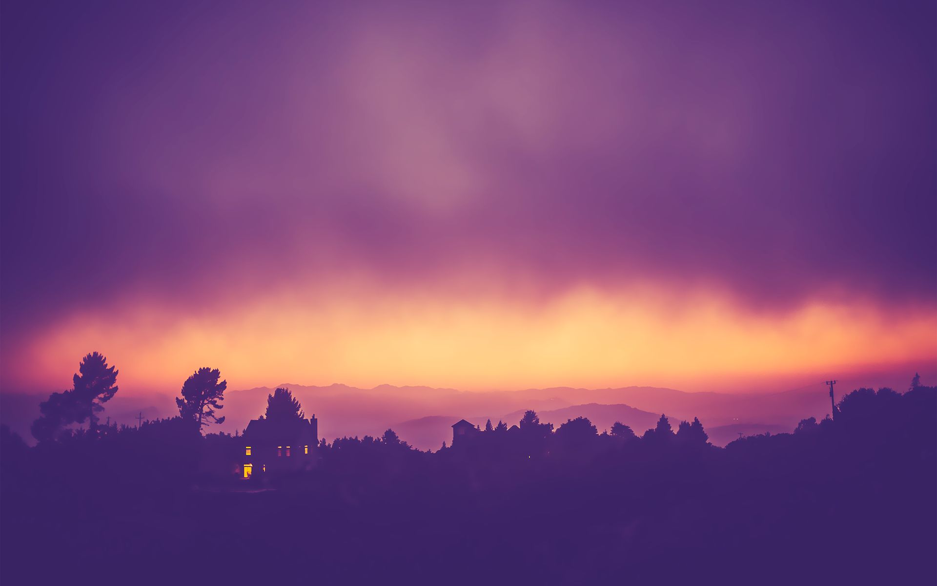 Laden Sie das Landschaft, Nebel, Sonnenaufgang, Haus, Wolke, Erde/natur-Bild kostenlos auf Ihren PC-Desktop herunter