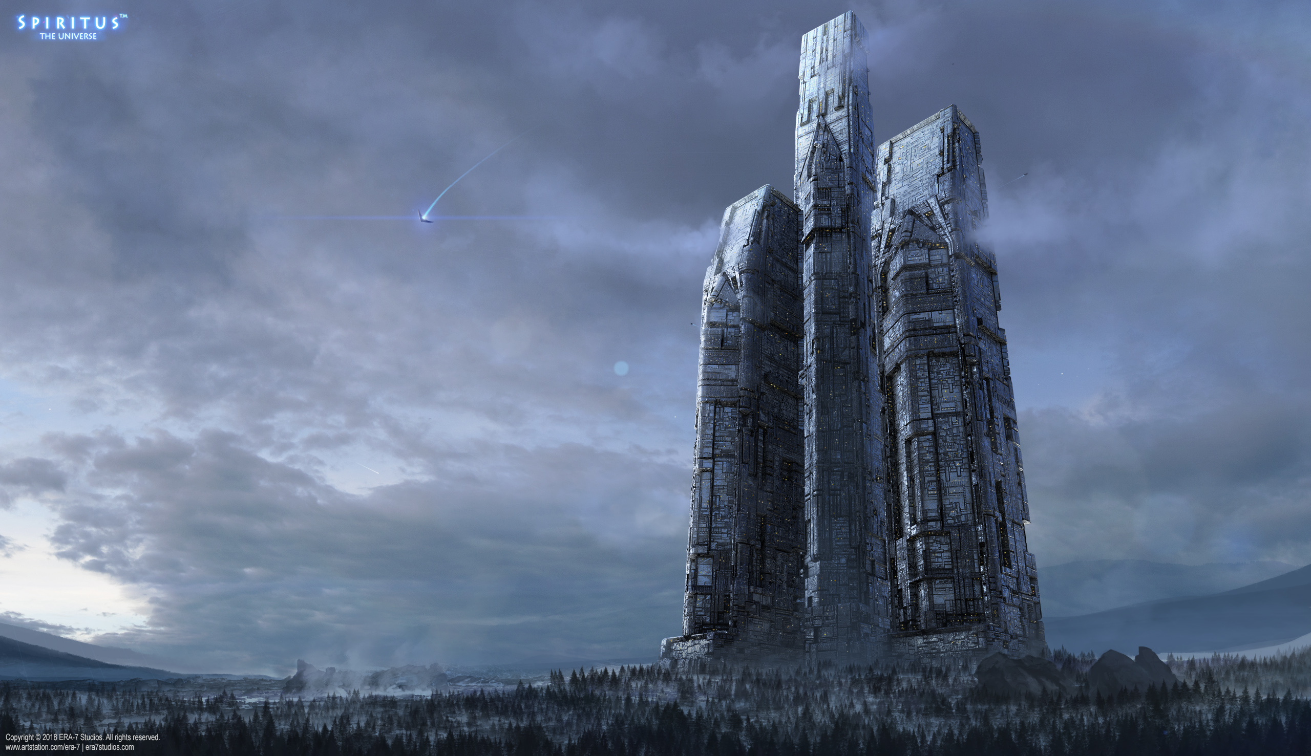 Free download wallpaper Building, Sci Fi on your PC desktop