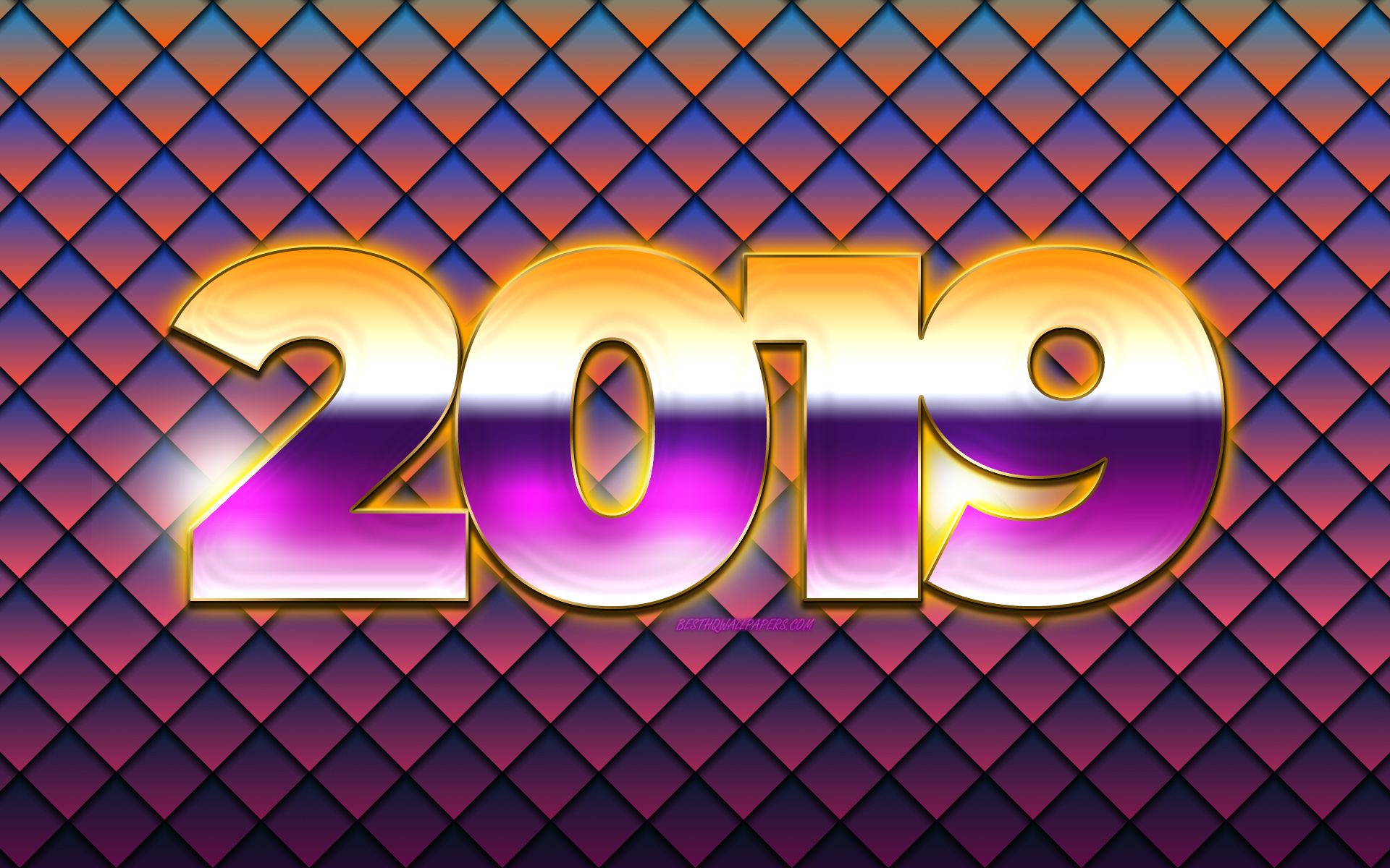 PCデスクトップに新年, ホリデー, 2019年新年画像を無料でダウンロード