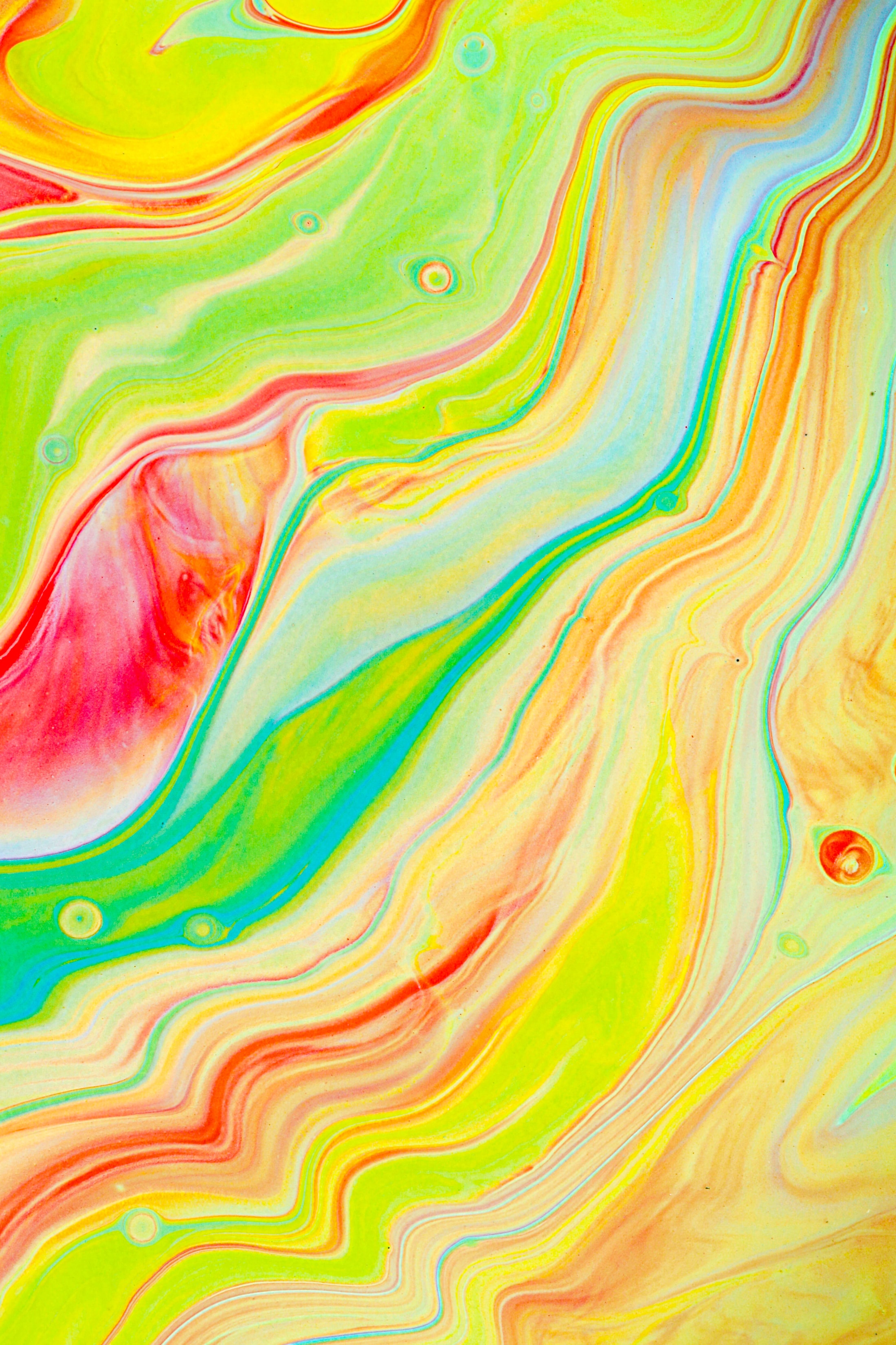 Free download wallpaper Motley, Paint, Bright, Lines, Multicolored, Abstract, Liquid on your PC desktop