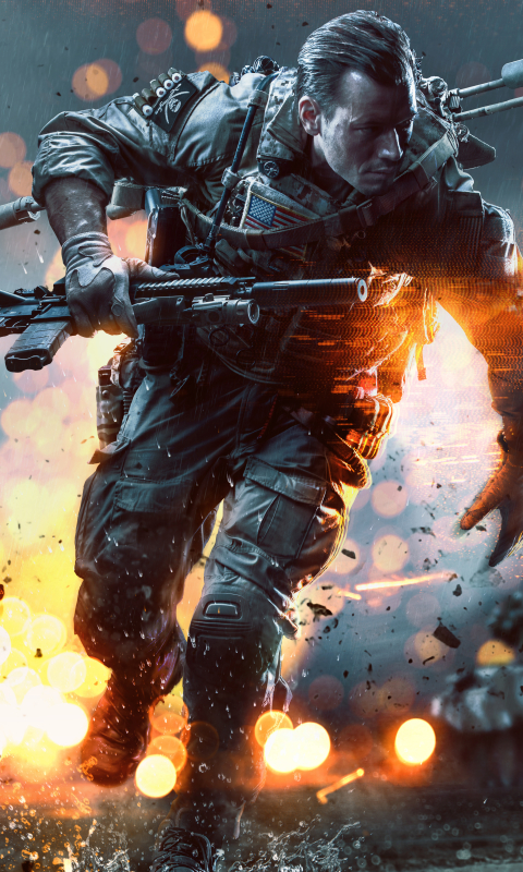 Download mobile wallpaper Battlefield, Military, Video Game, Battlefield 4 for free.