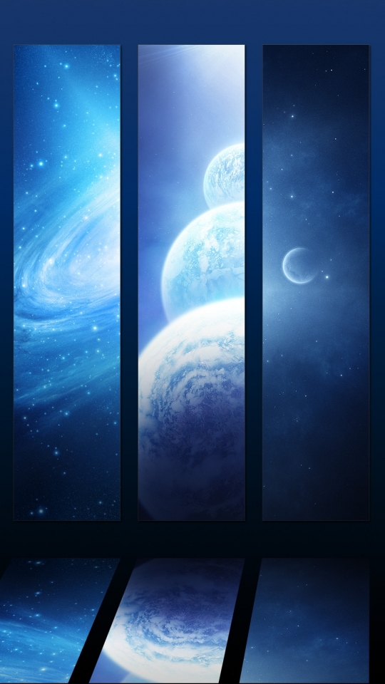 無料モバイル壁紙惑星, 青い, スペース, Sf, 星をダウンロードします。