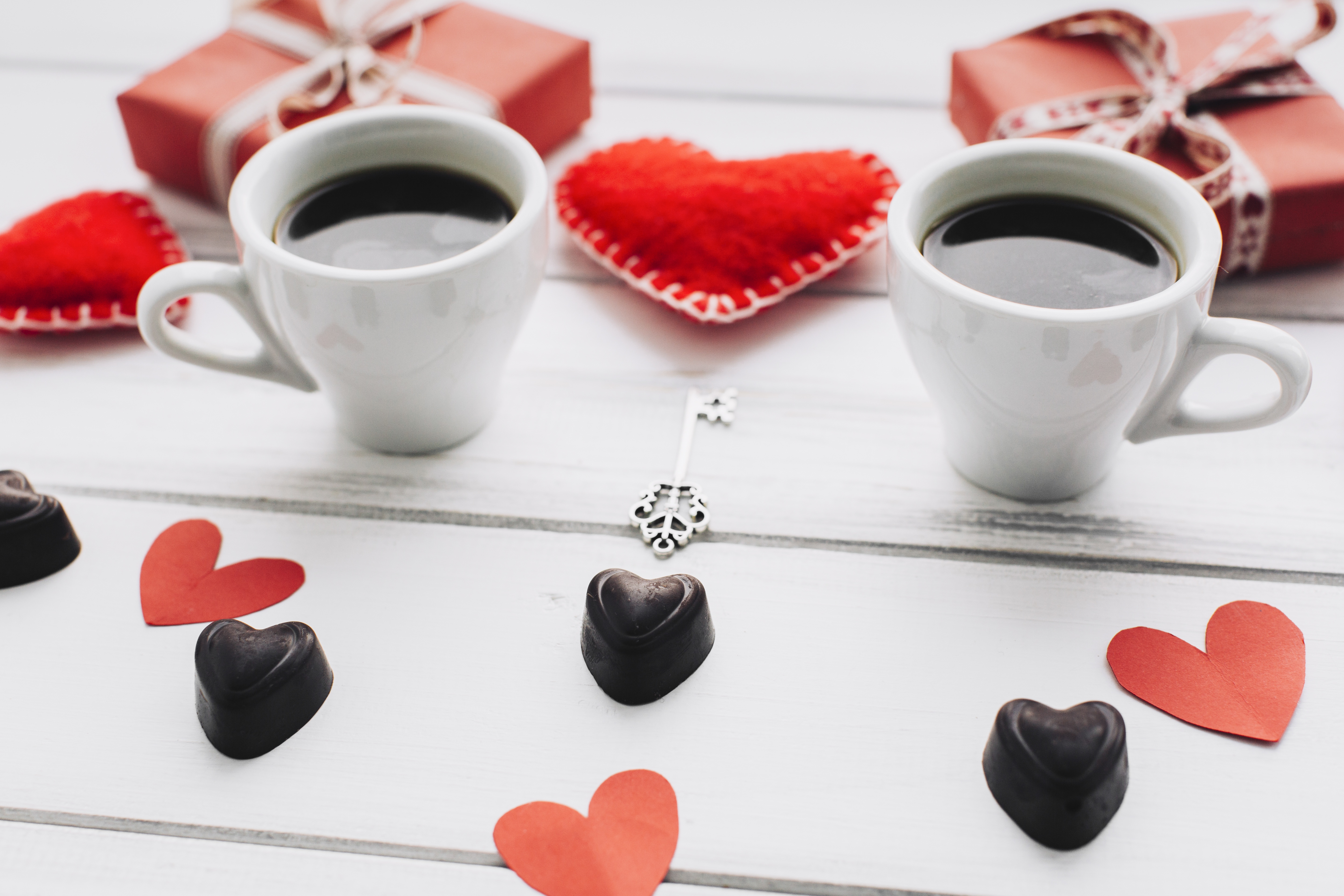 Download mobile wallpaper Chocolate, Coffee, Still Life, Cup, Heart, Photography for free.