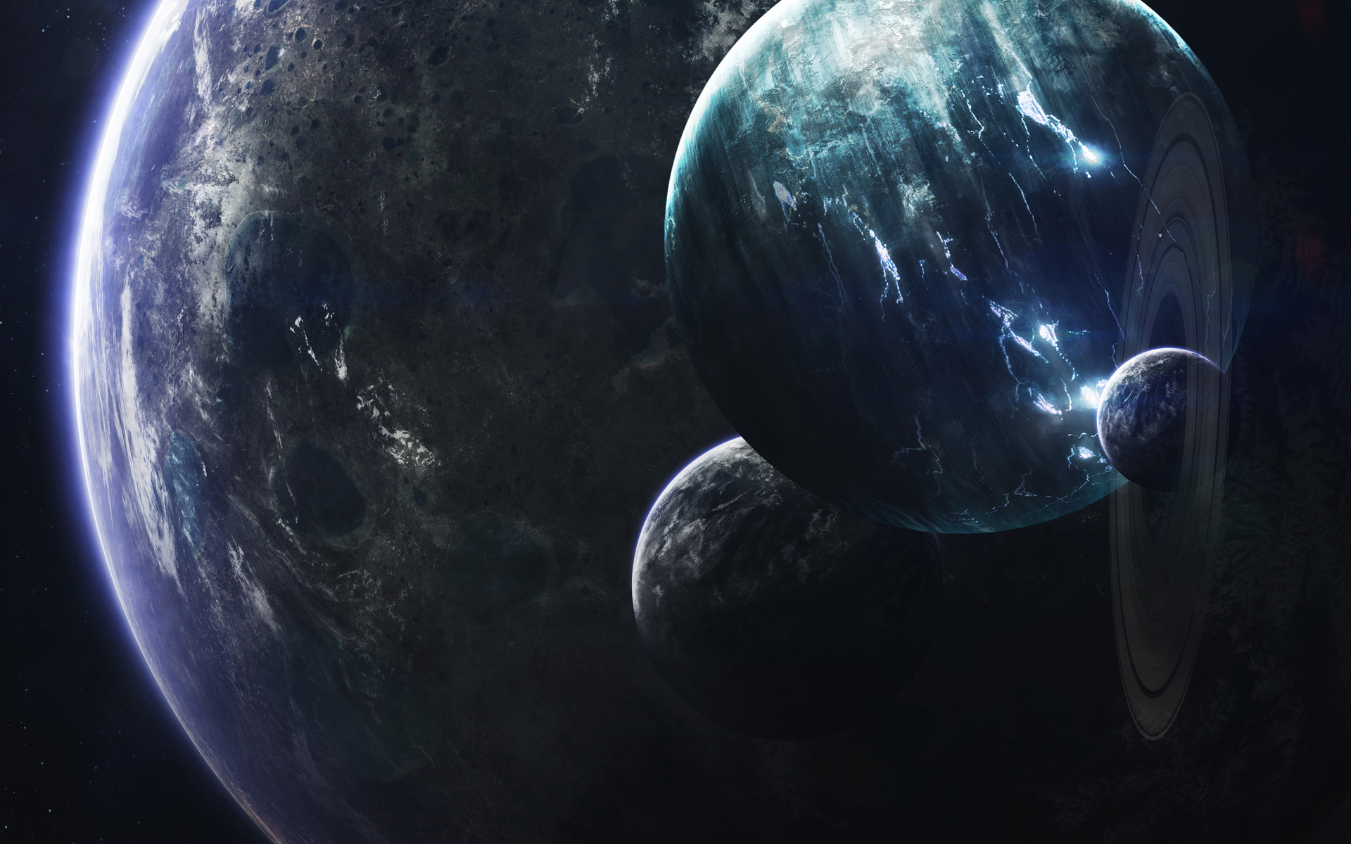 Free download wallpaper Planets, Sci Fi on your PC desktop