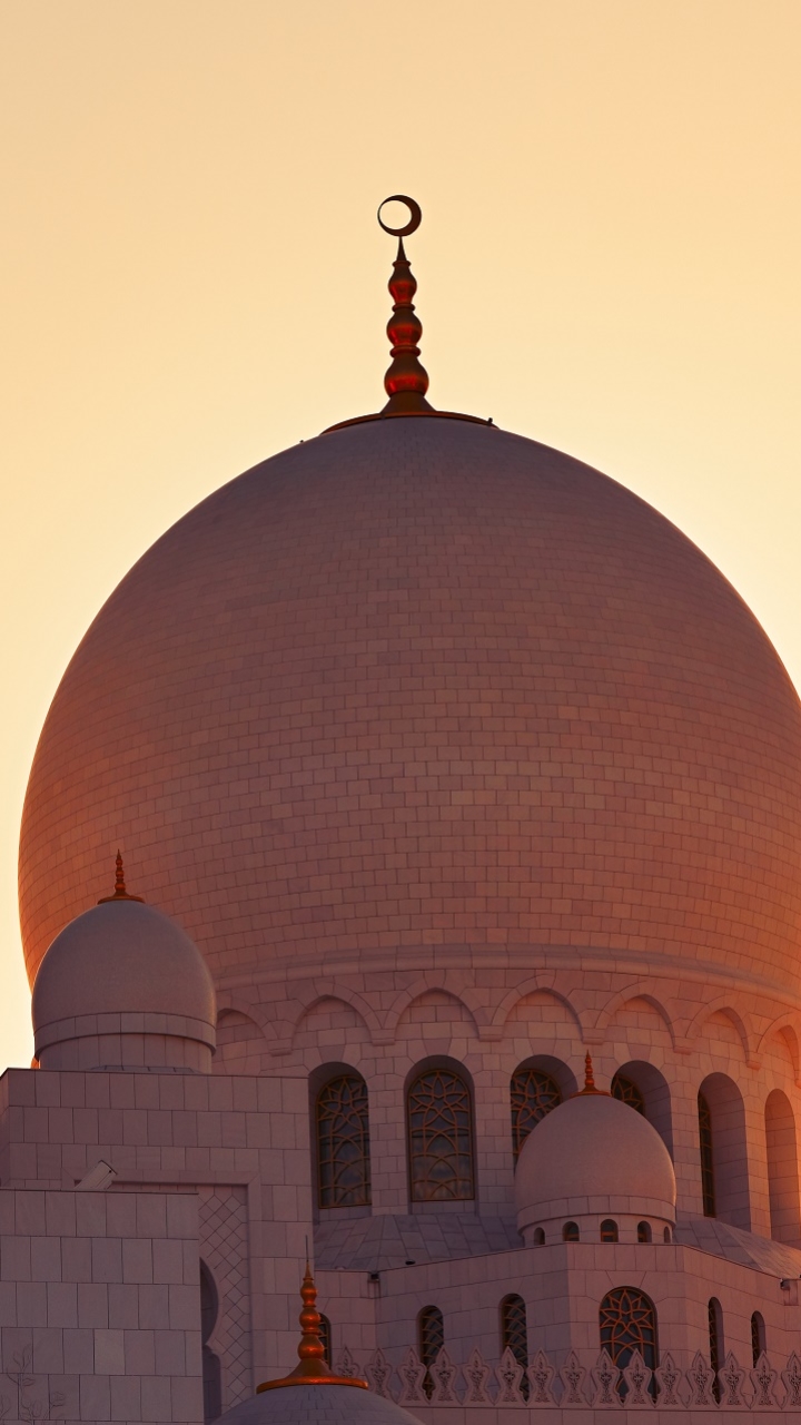Скачать картинку Купол, Религиозные, Большая Мечеть Шейха Зайда, Мечети в телефон бесплатно.