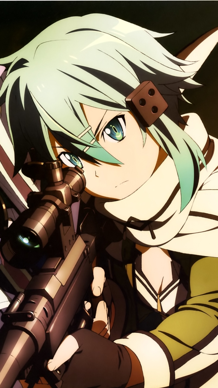 Baixar papel de parede para celular de Anime, Sword Art Online, Kirito (Sword Art Online), Sword Art Online Ii, Sinon (Sword Art Online) gratuito.