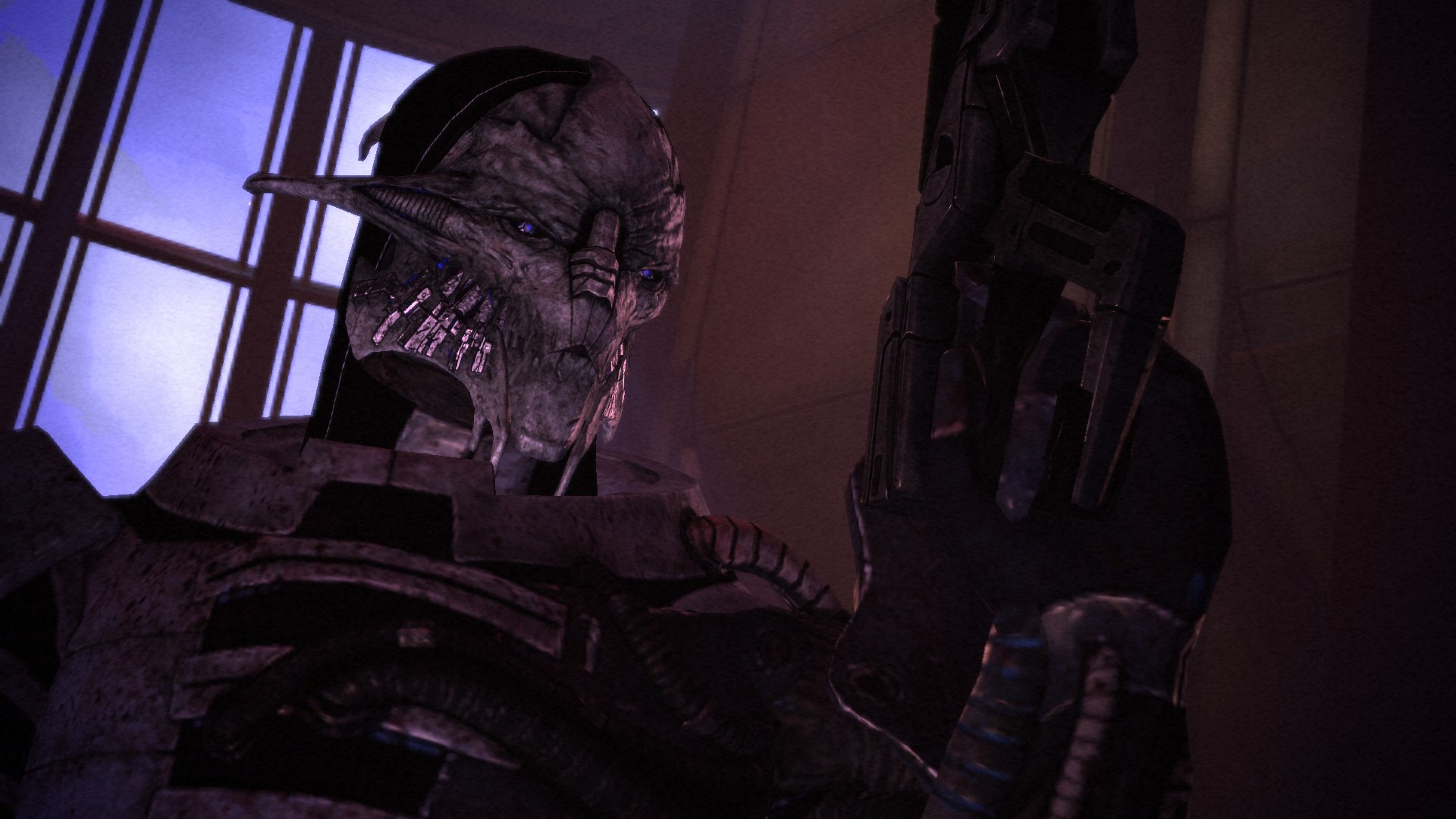 Handy-Wallpaper Saren Arterios, Mass Effect, Computerspiele kostenlos herunterladen.