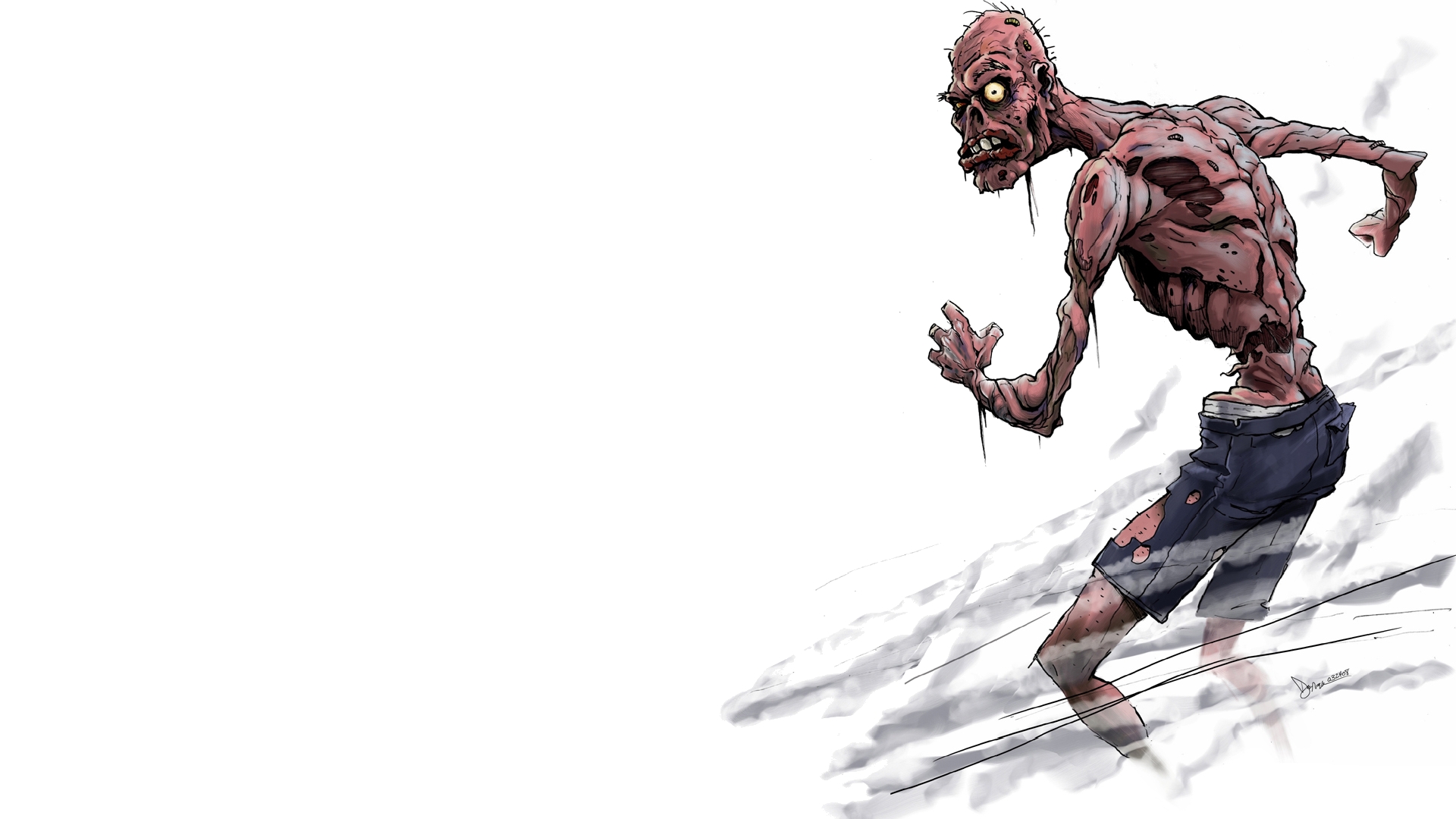 Free download wallpaper Dark, Zombie on your PC desktop