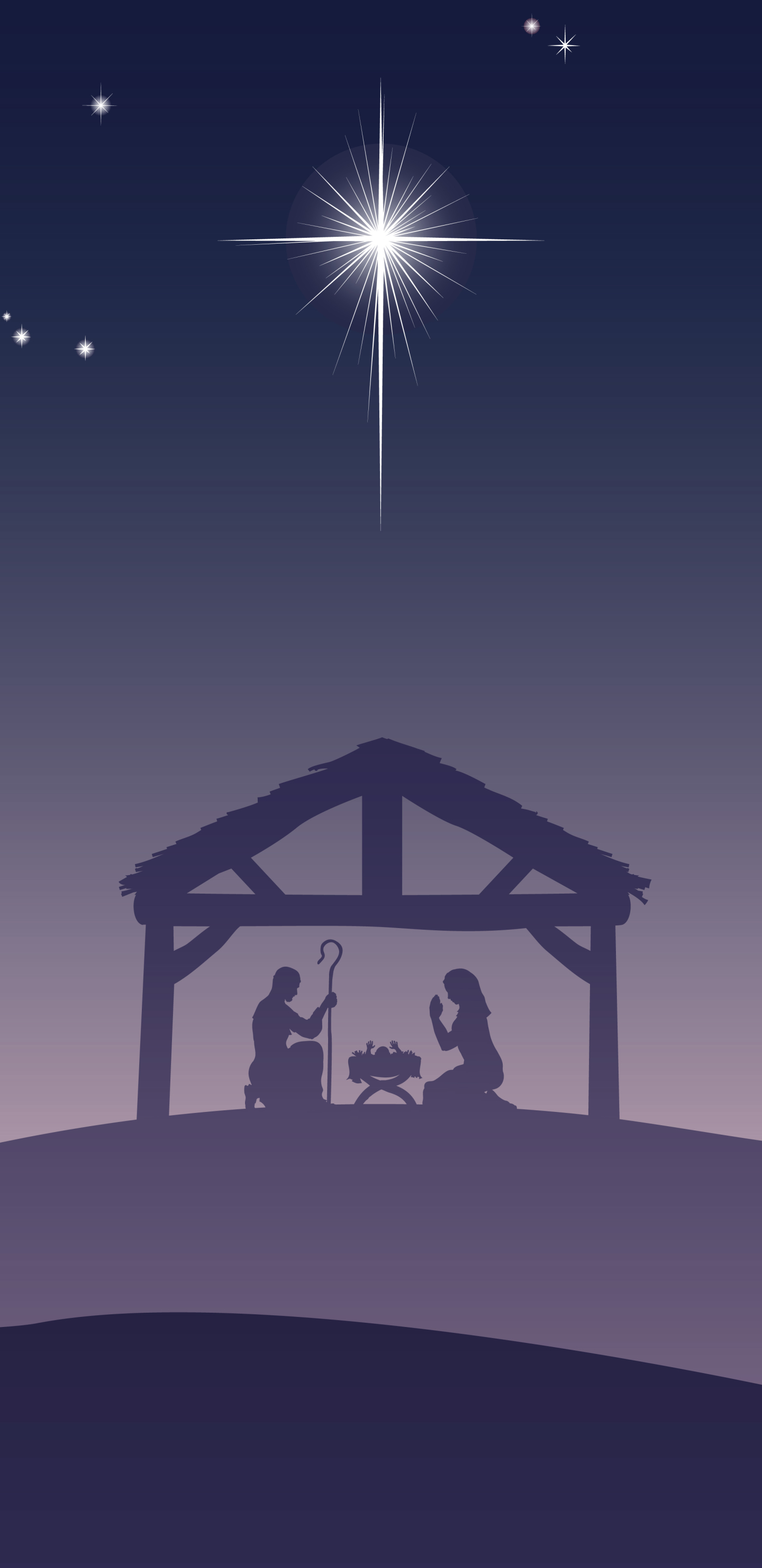Descarga gratuita de fondo de pantalla para móvil de Estrellas, Noche, Navidad, Jesús, Día Festivo, María (Madre De Jesús), Los Tres Hombres Sabios.