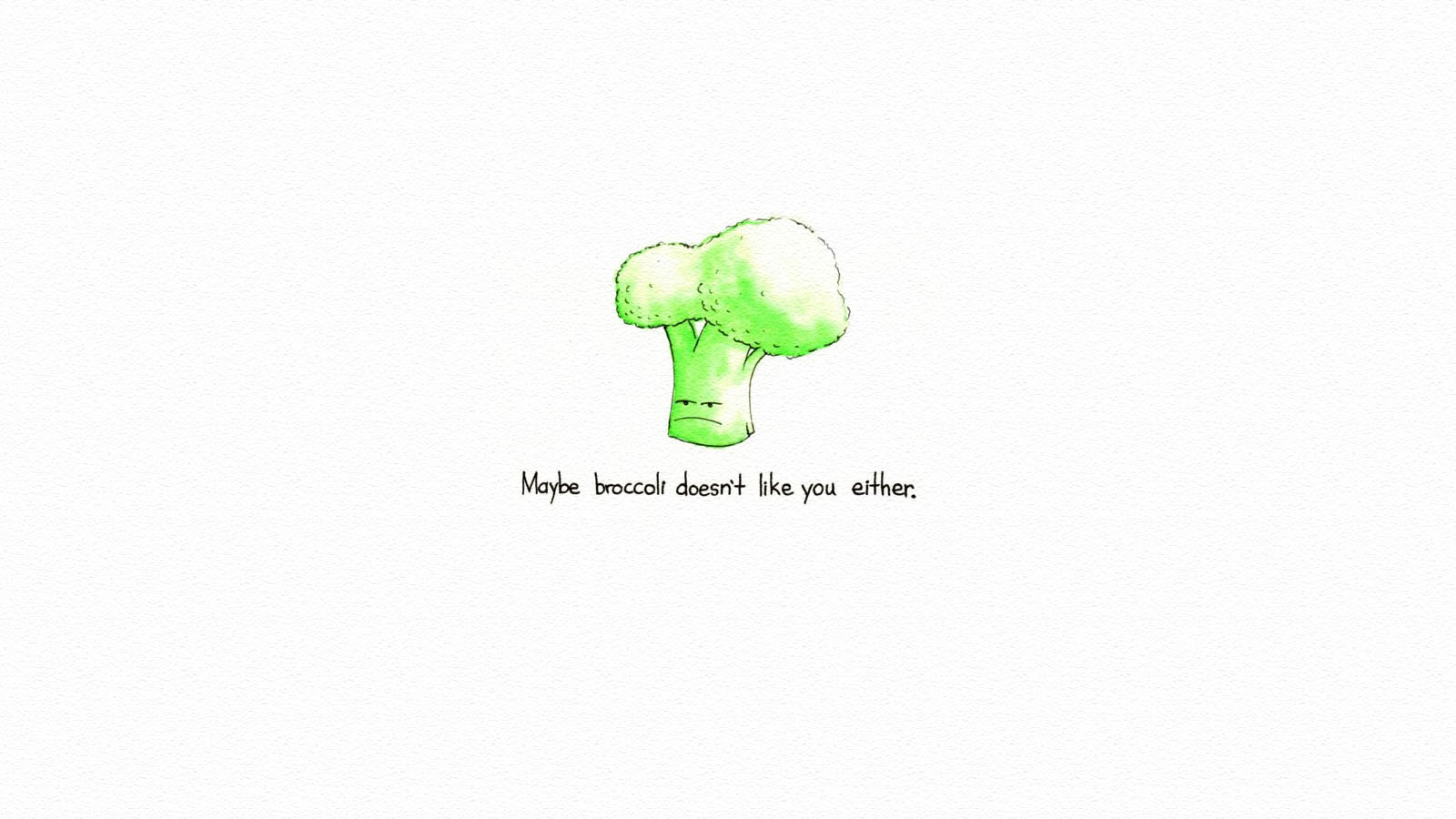humor, broccoli