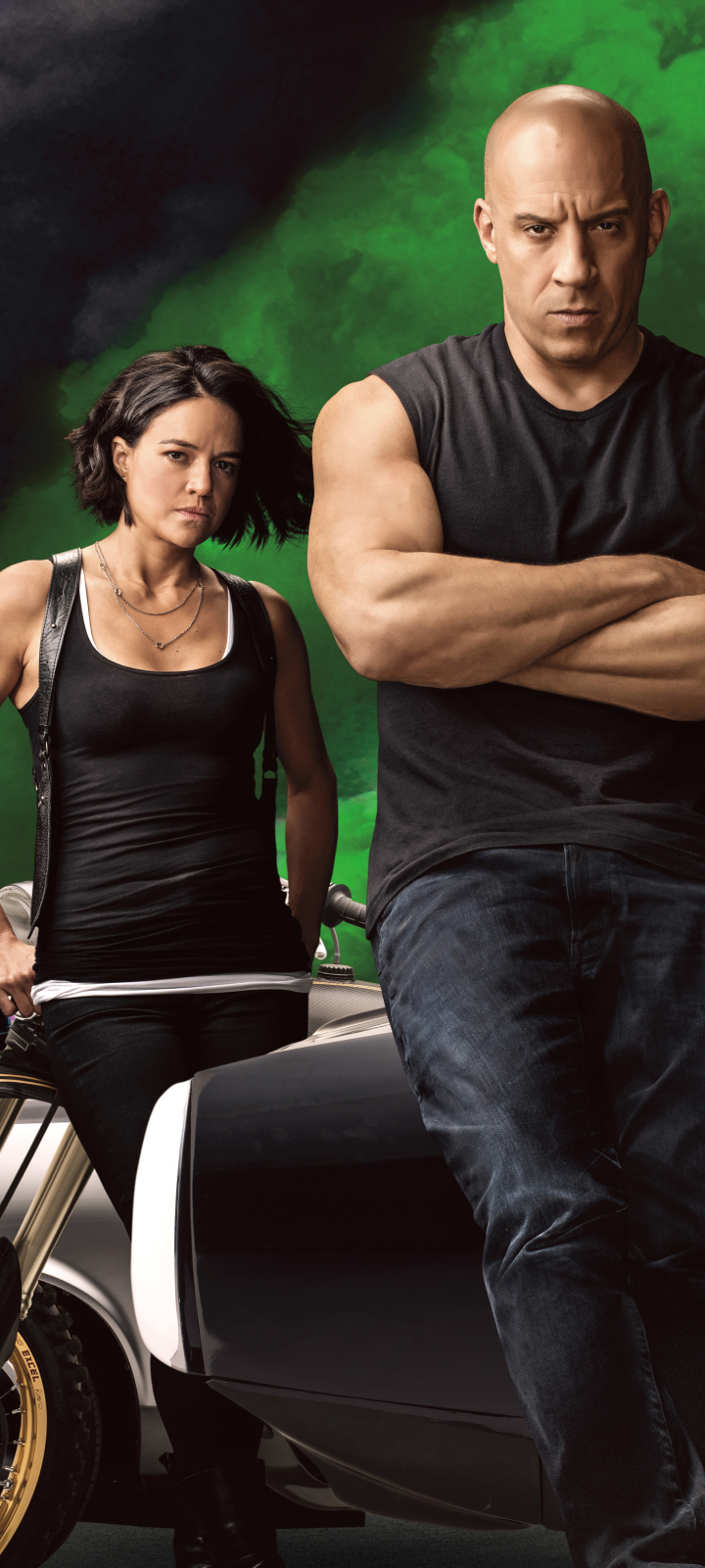 Download mobile wallpaper Fast & Furious, Vin Diesel, Movie, Michelle Rodriguez, Fast & Furious 9 for free.