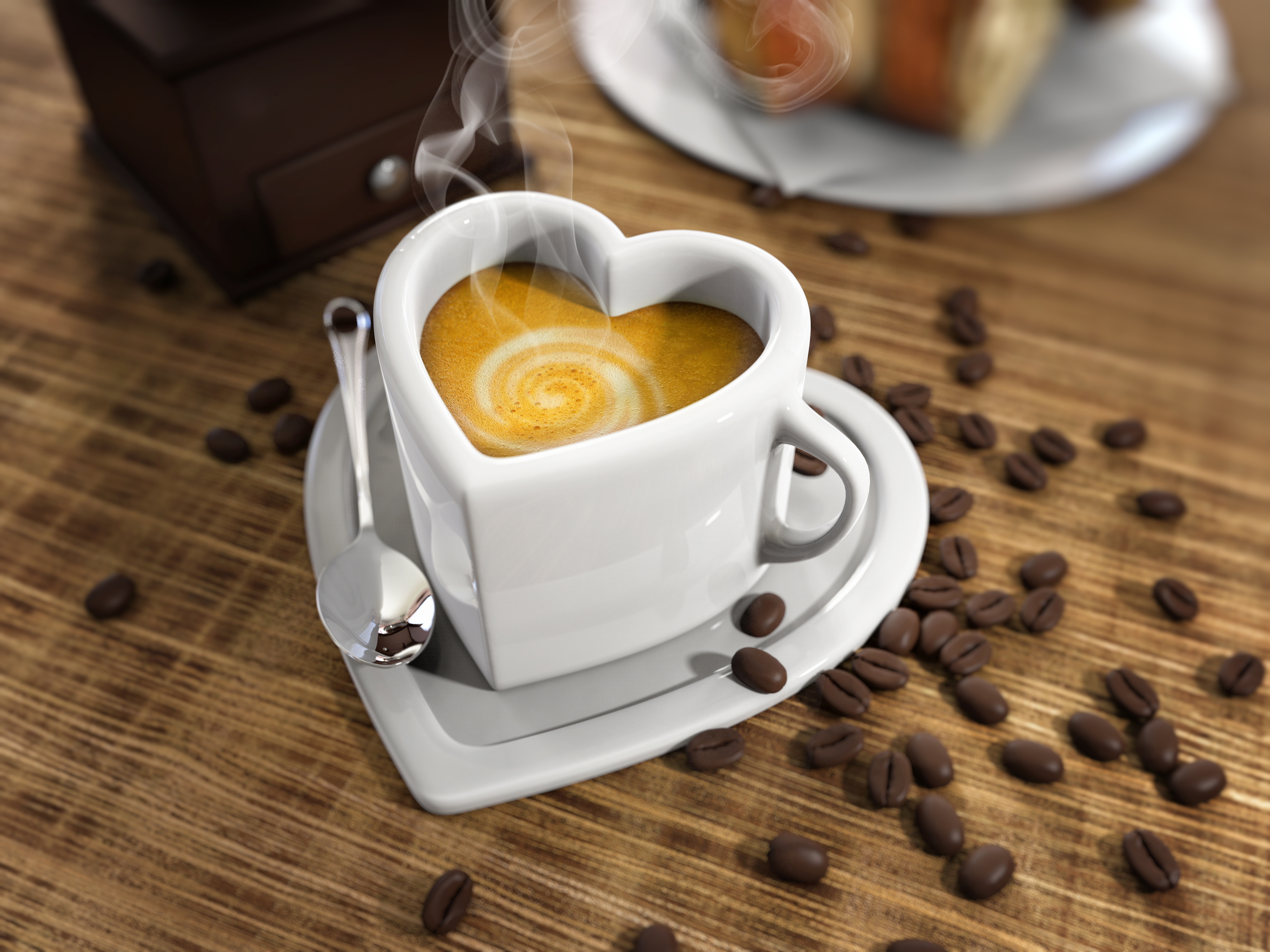 Free download wallpaper Food, Coffee, Cup, Coffee Beans on your PC desktop