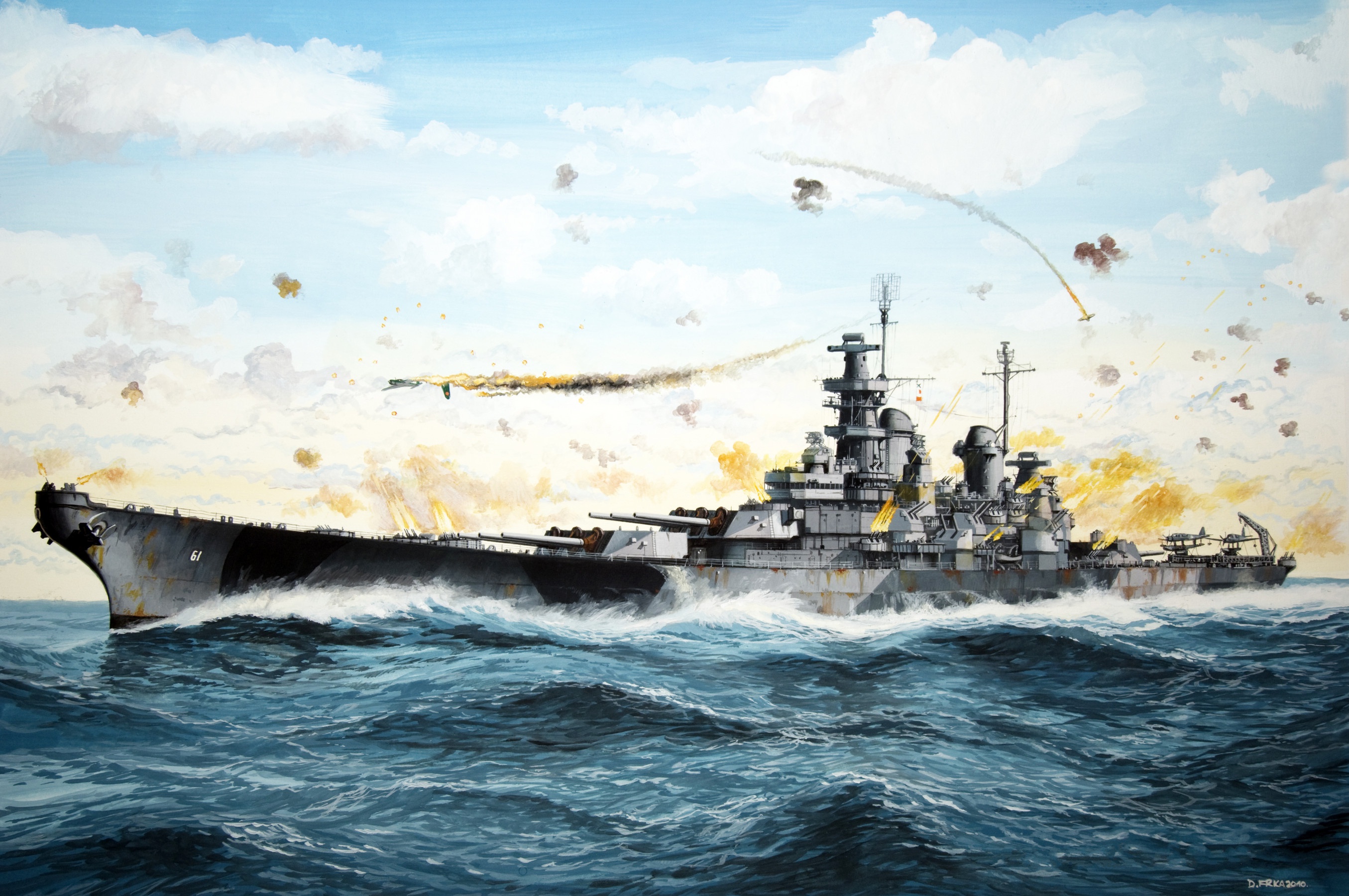 uss iowa (bb 61), military, battleship, warship, warships
