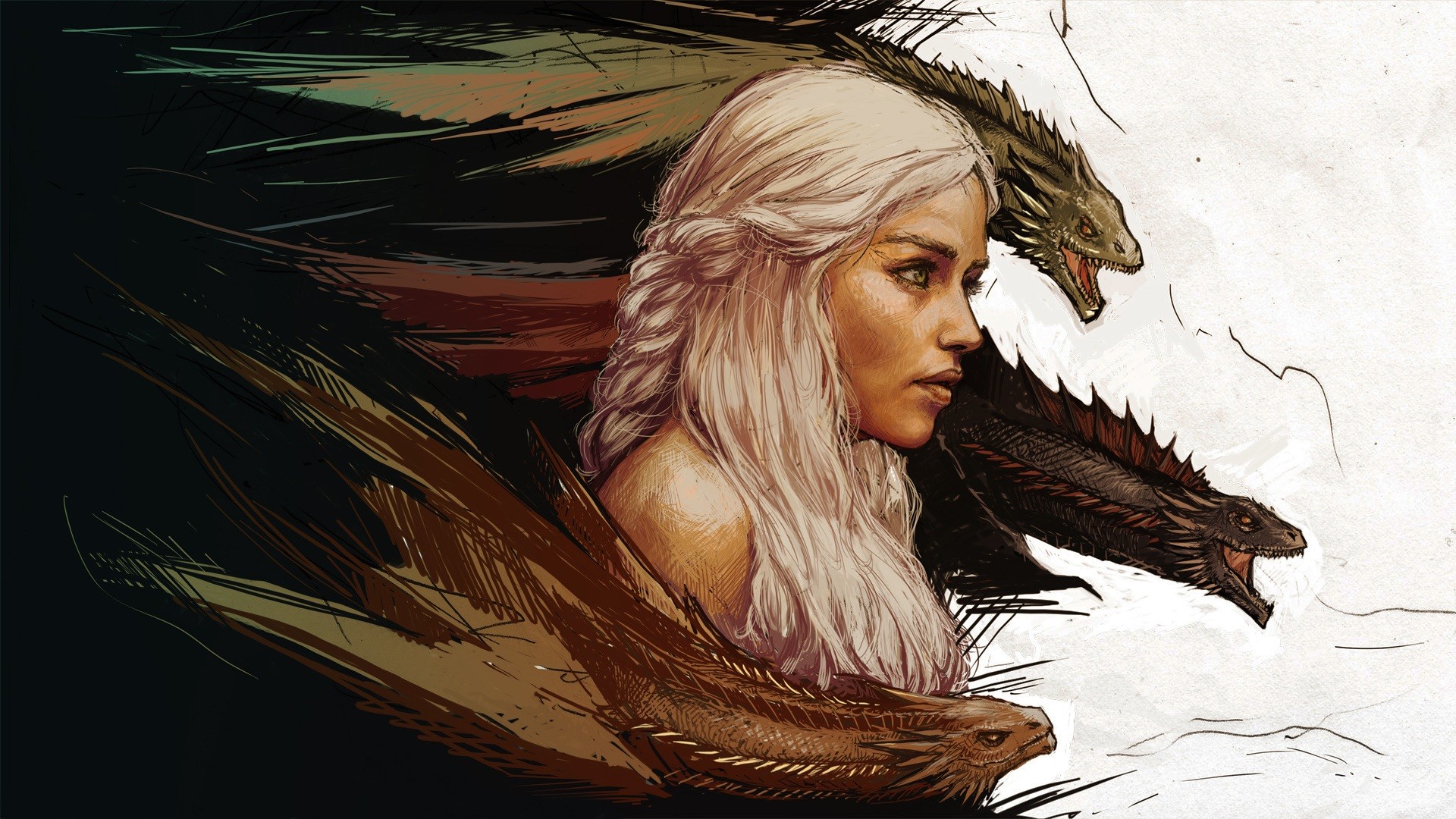 Laden Sie das Fernsehserien, Game Of Thrones: Das Lied Von Eis Und Feuer, Daenerys Targaryen-Bild kostenlos auf Ihren PC-Desktop herunter