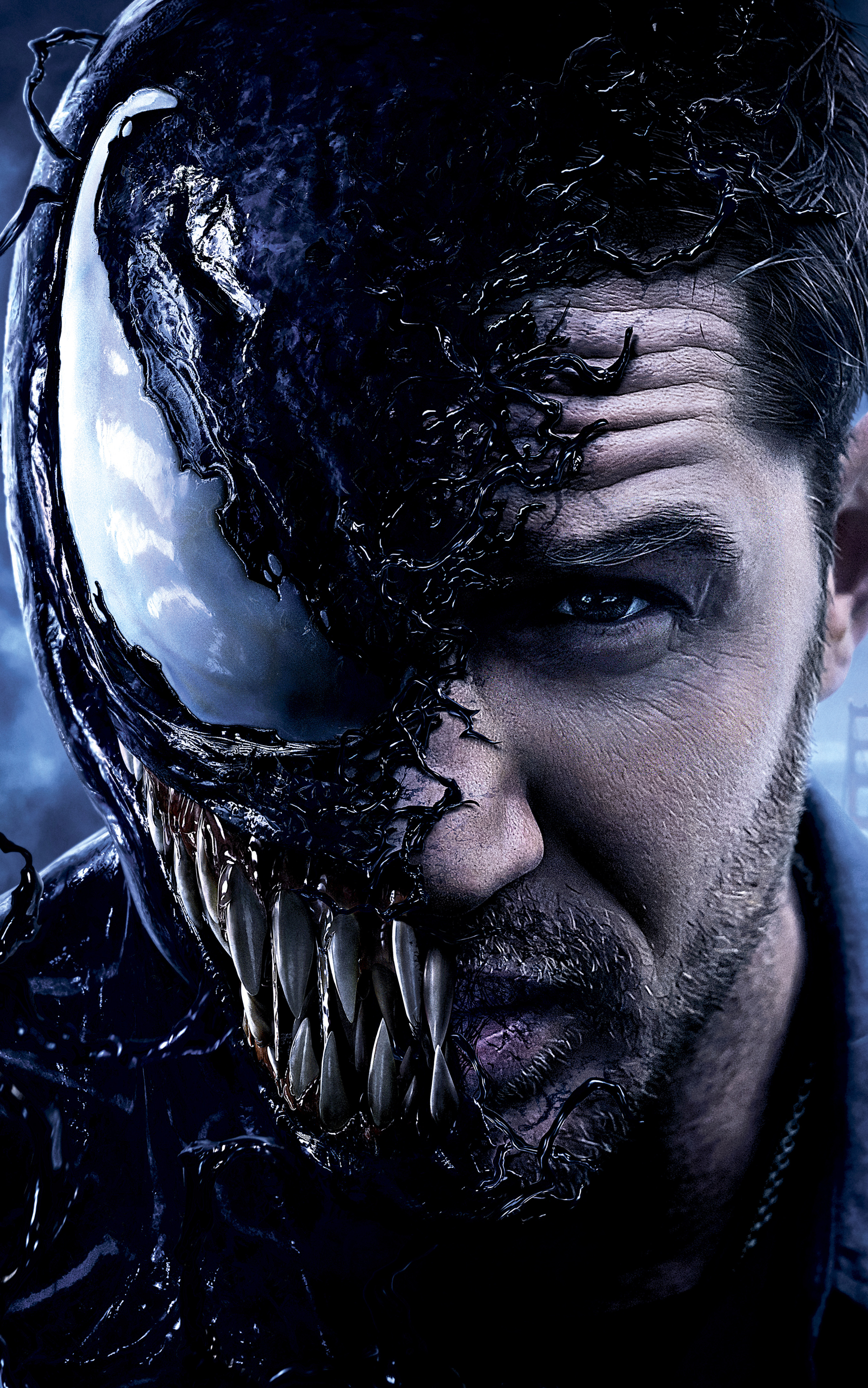 Download mobile wallpaper Tom Hardy, Venom, Movie for free.