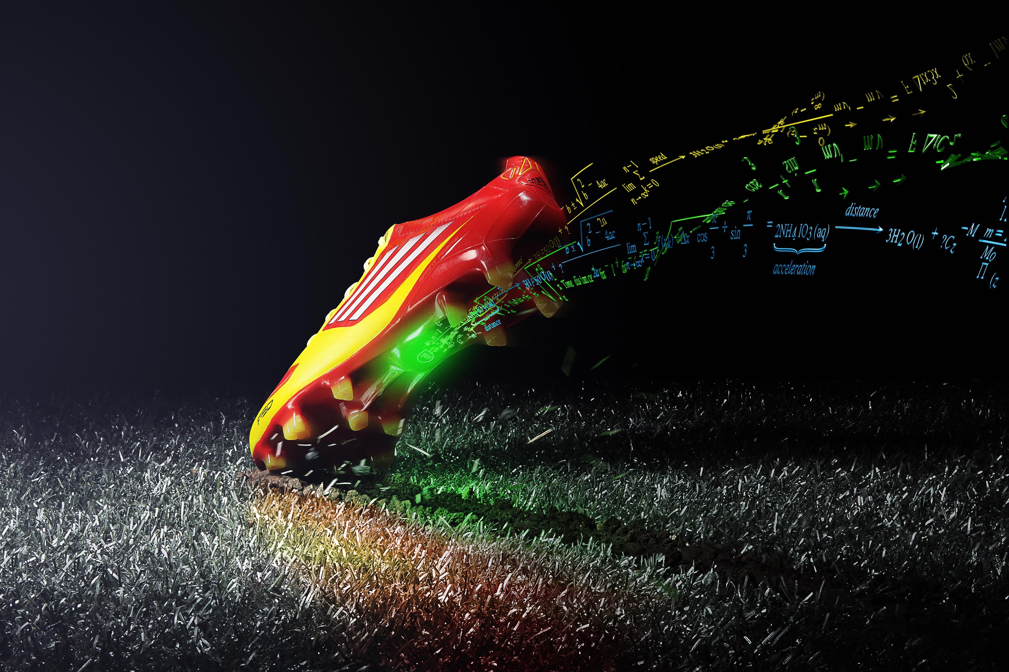 calculations, sports, football, black background, cleats, shoes, footwear, formula