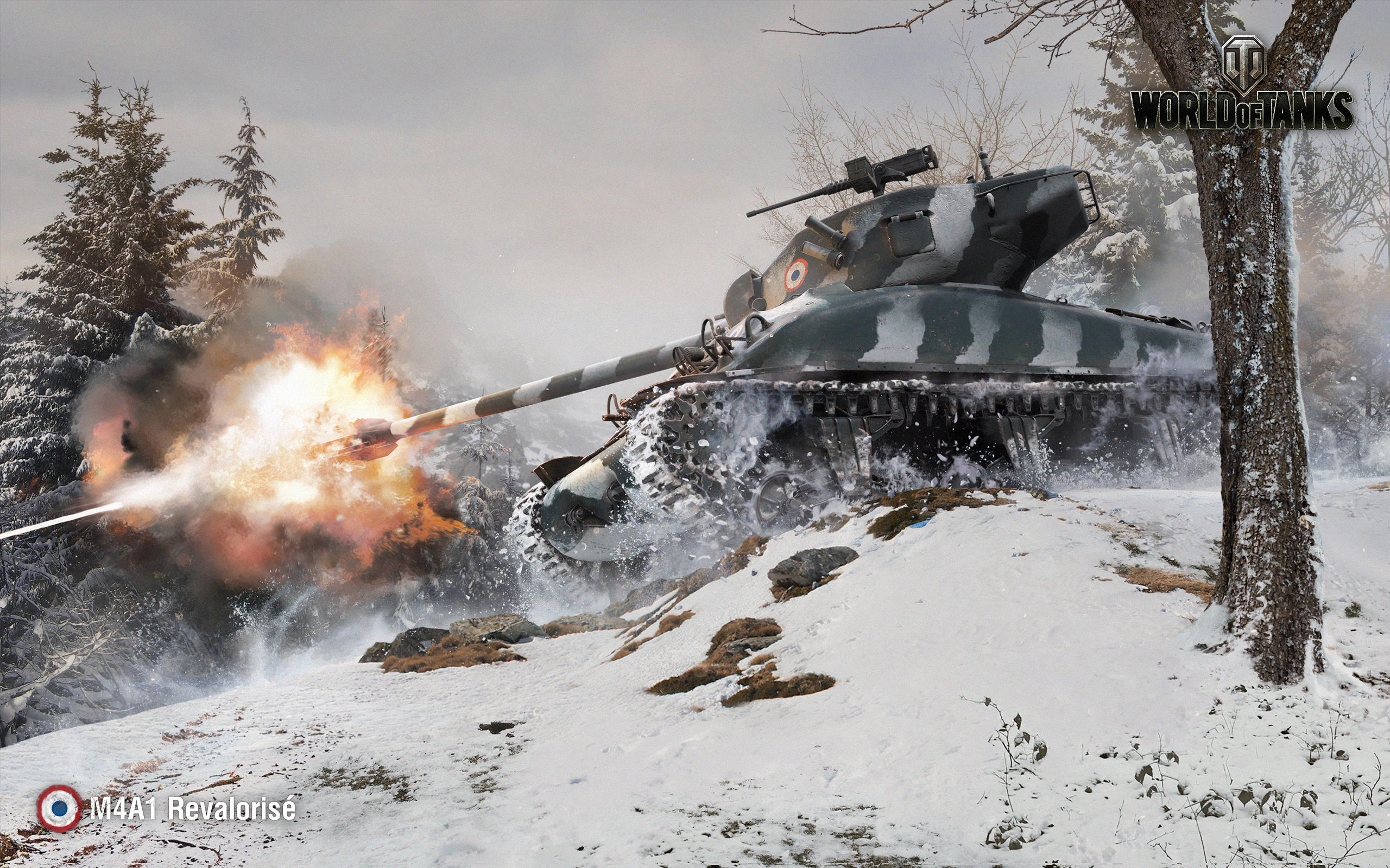 Handy-Wallpaper Winter, World Of Tanks, Panzer, Computerspiele kostenlos herunterladen.