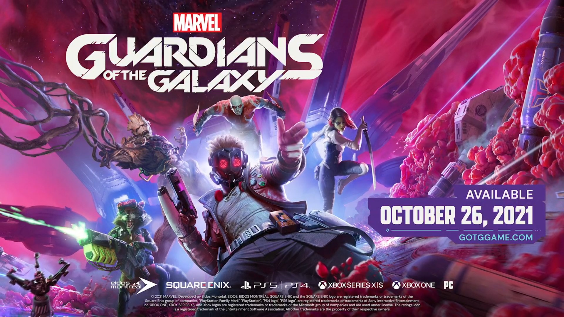 Free download wallpaper Video Game, Rocket Raccoon, Star Lord, Drax The Destroyer, Groot, Marvel's Guardians Of The Galaxy on your PC desktop