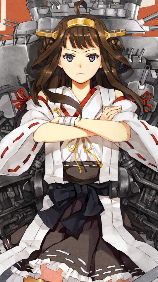 Download mobile wallpaper Anime, Kantai Collection, Kongou (Kancolle) for free.