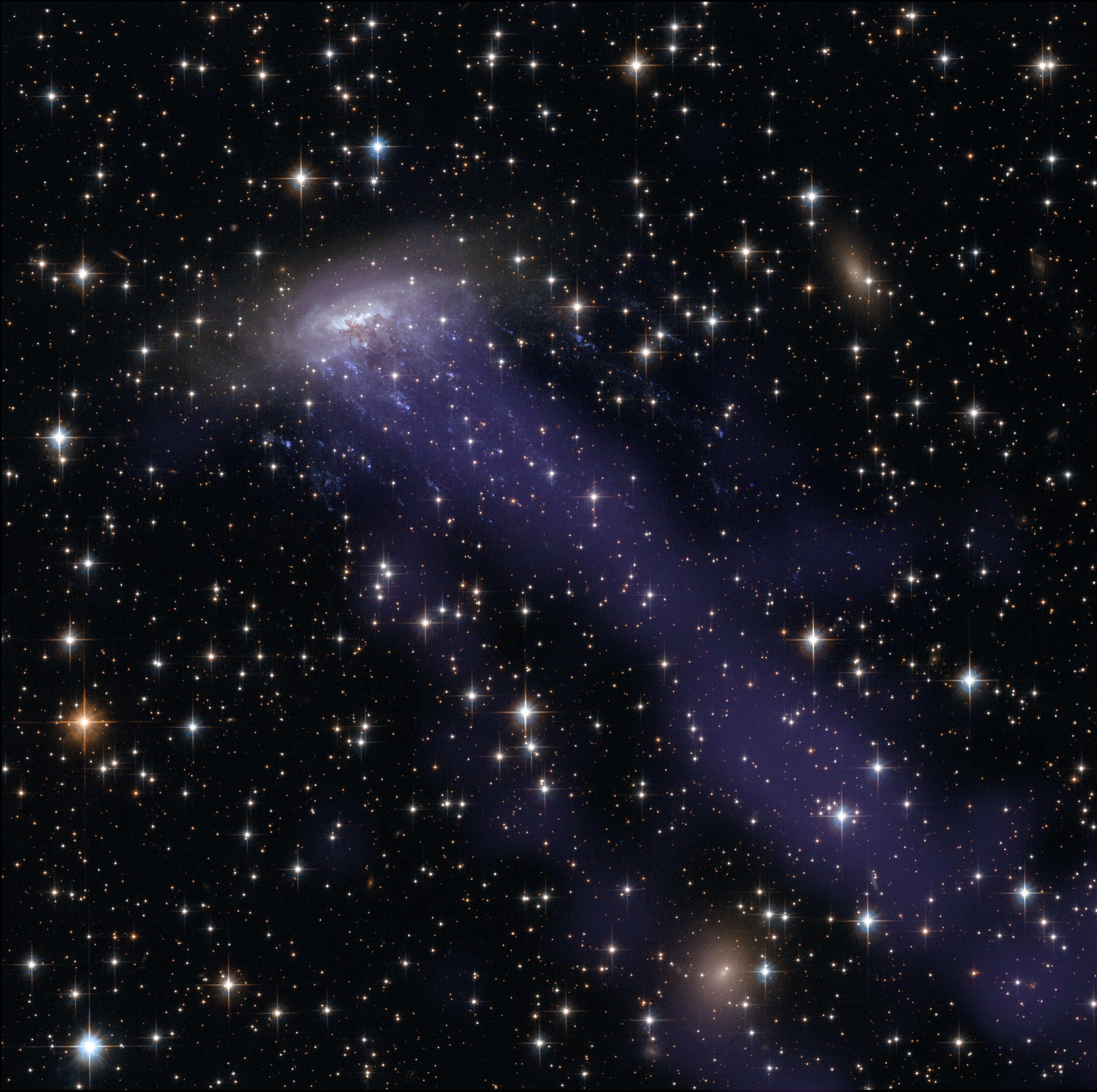 65154 скачать картинку газовый поток, хаббл, галактика, космос, звезды, созвездия - обои и заставки бесплатно