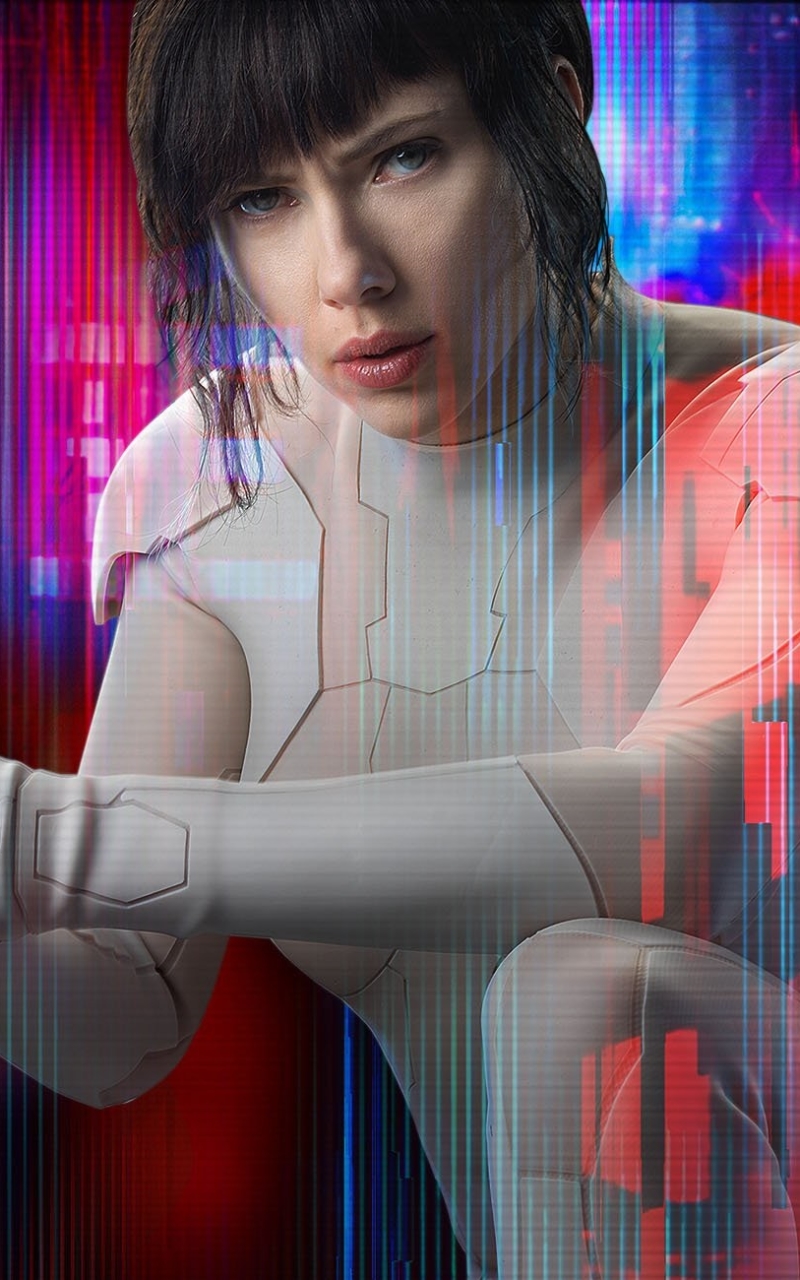 Handy-Wallpaper Scarlett Johansson, Filme, Geist In Der Muschel (2017) kostenlos herunterladen.