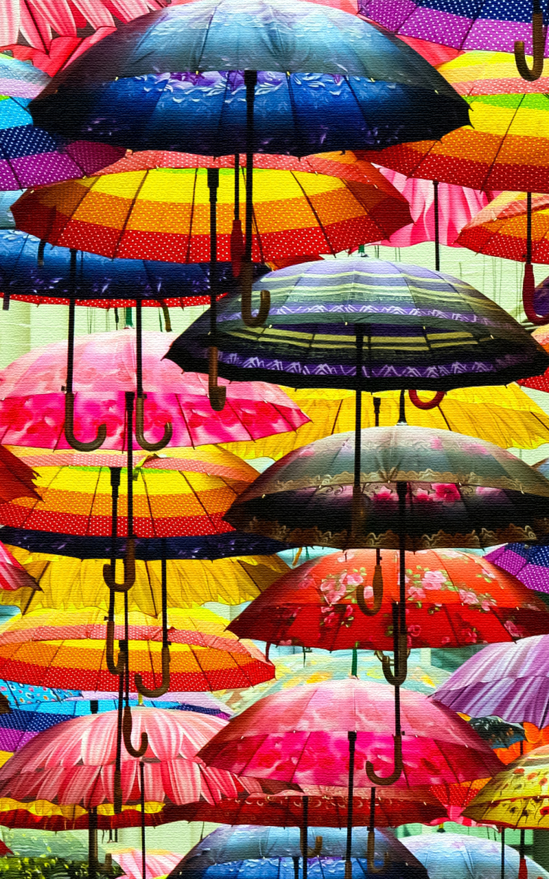 Download mobile wallpaper Colors, Umbrella, Photography for free.