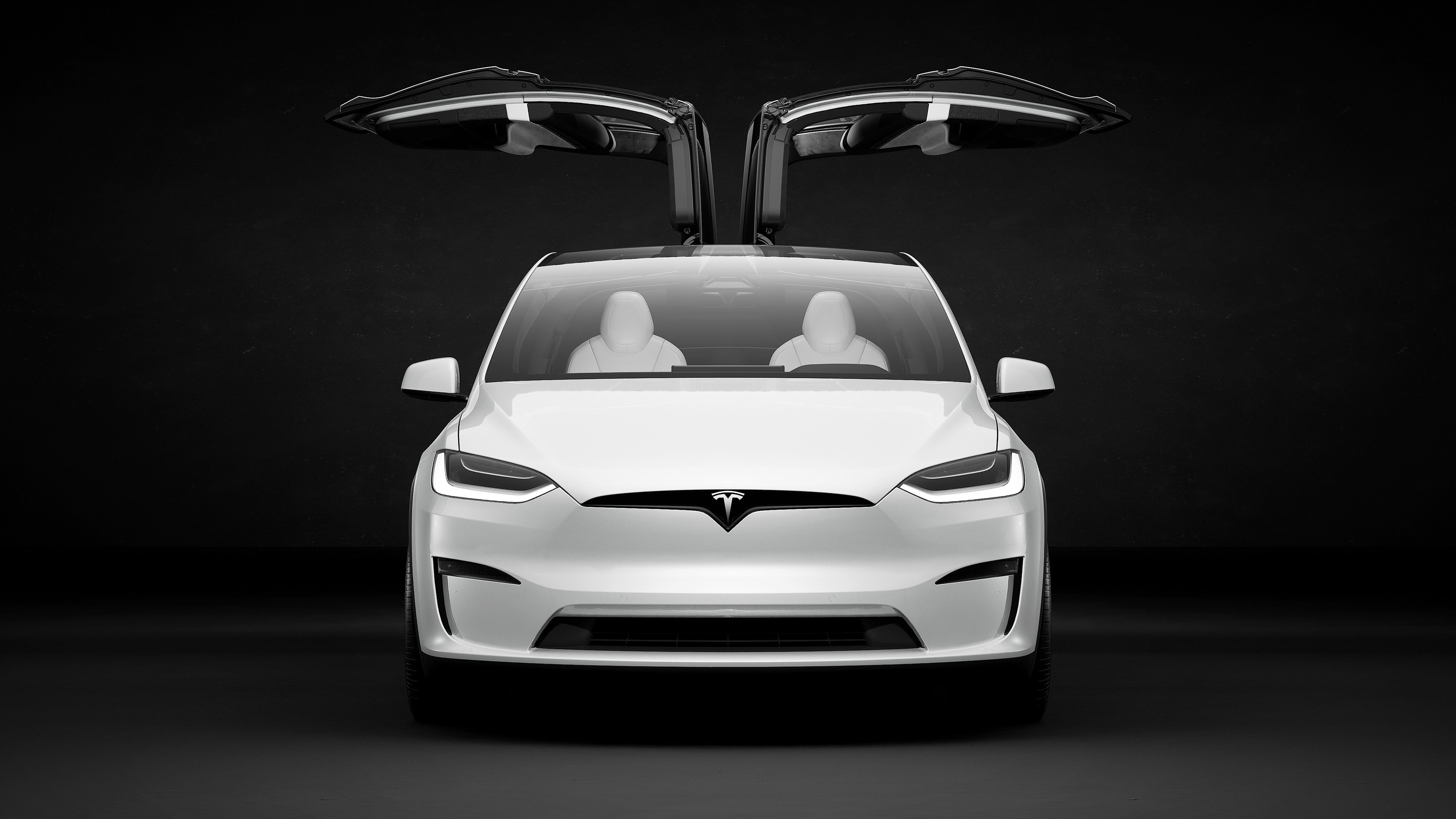 Baixar papéis de parede de desktop Xadrez Tesla Model X HD