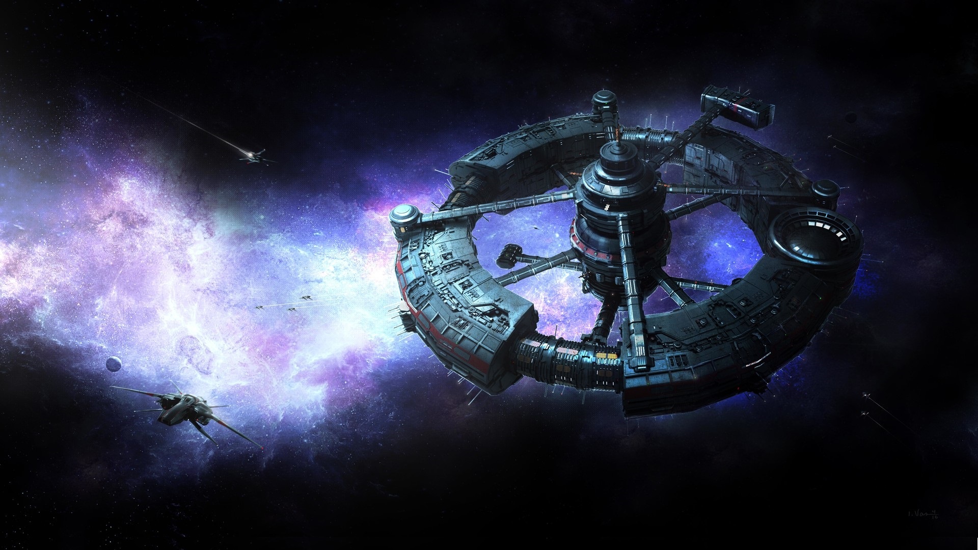 Free download wallpaper Space, Sci Fi, Spaceship, Space Station on your PC desktop