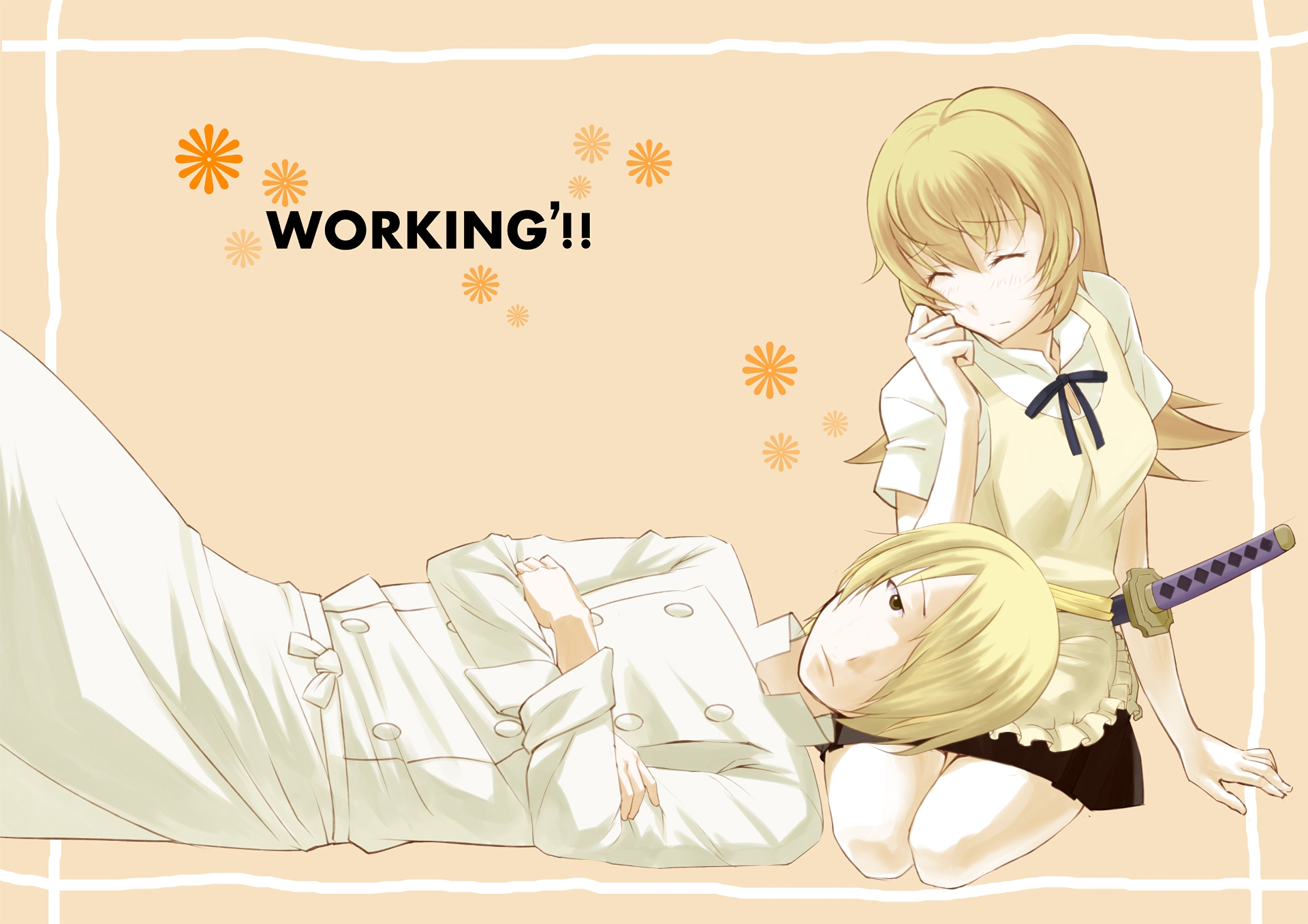 Laden Sie das Animes, Arbeiten!!-Bild kostenlos auf Ihren PC-Desktop herunter