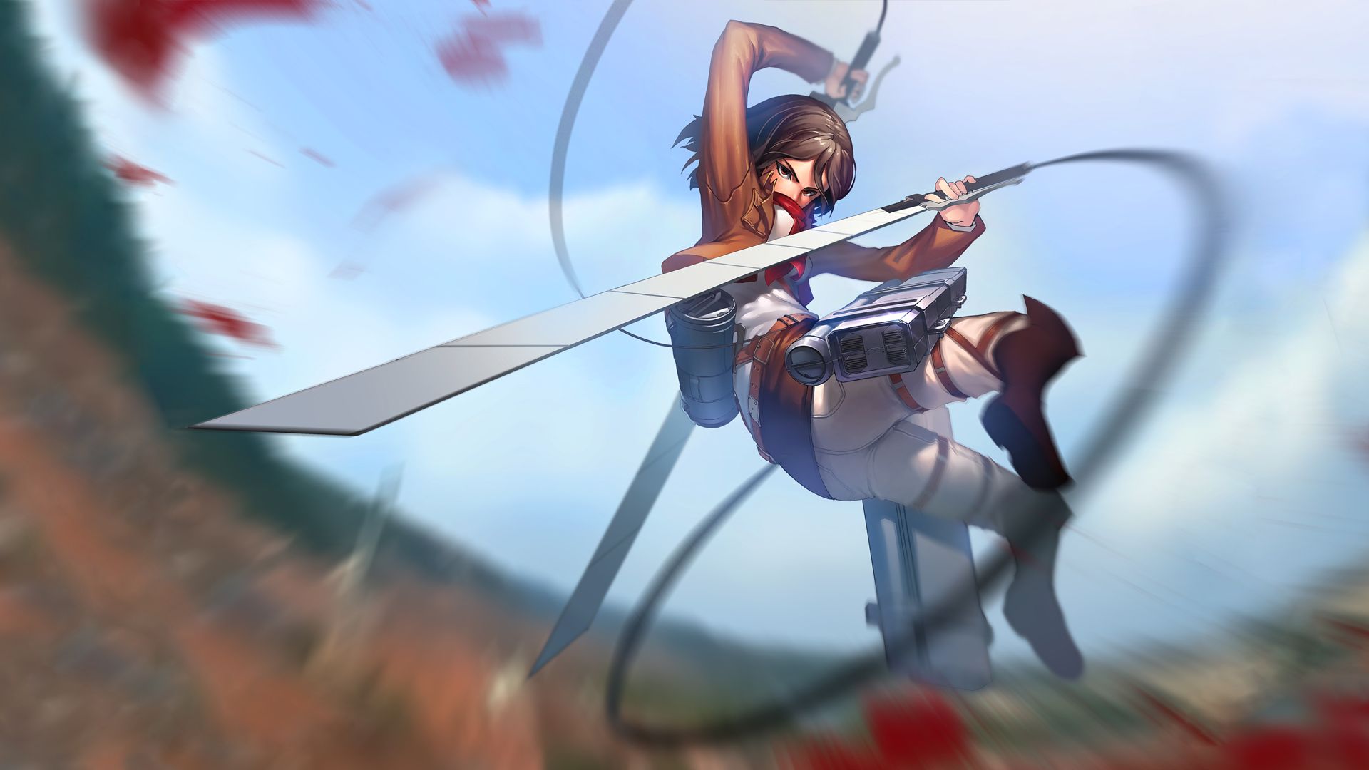 Baixe gratuitamente a imagem Anime, Mikasa Ackerman, Ataque Dos Titãs na área de trabalho do seu PC